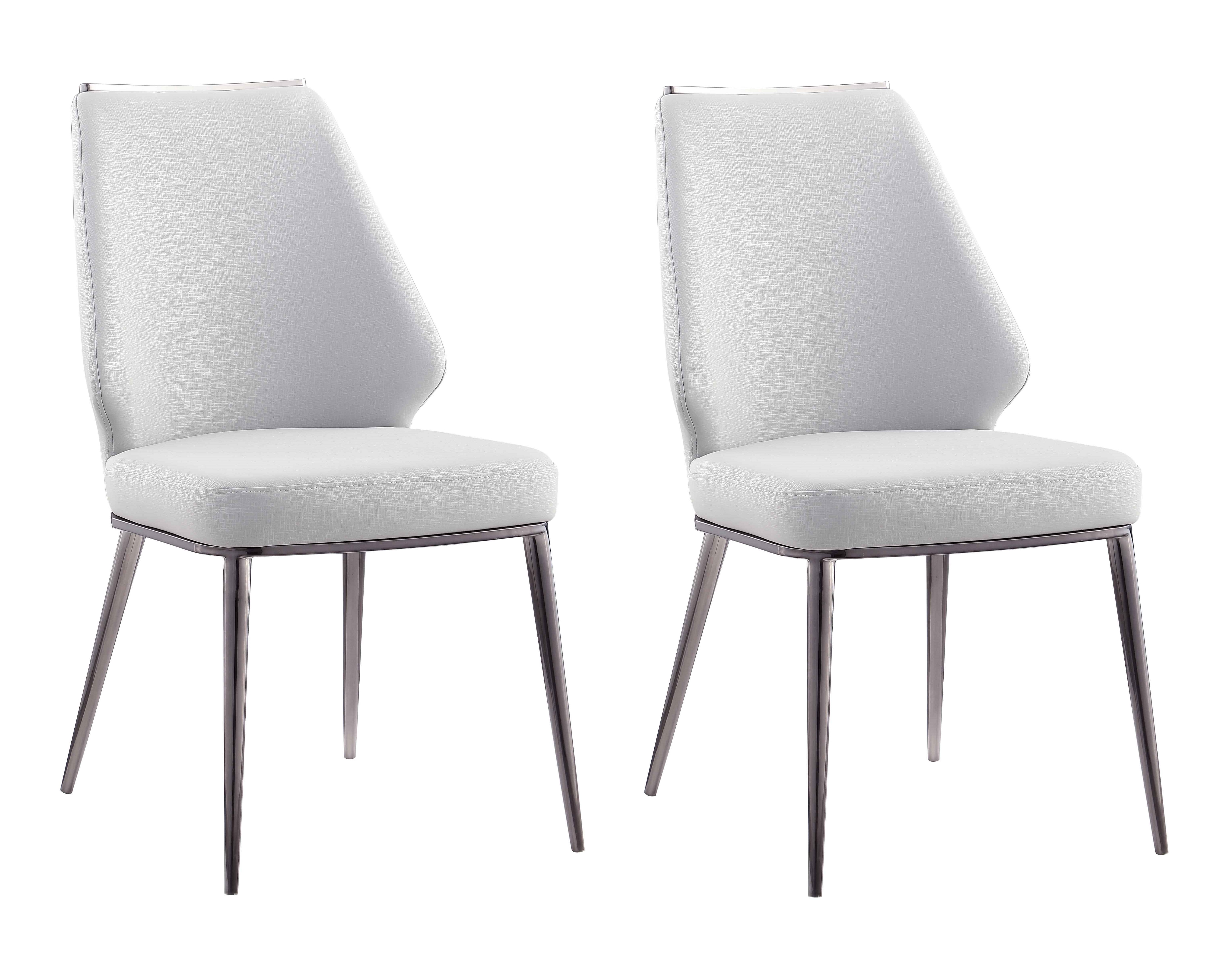 Contemporary Curved Back Side Chair - 2 Per Box