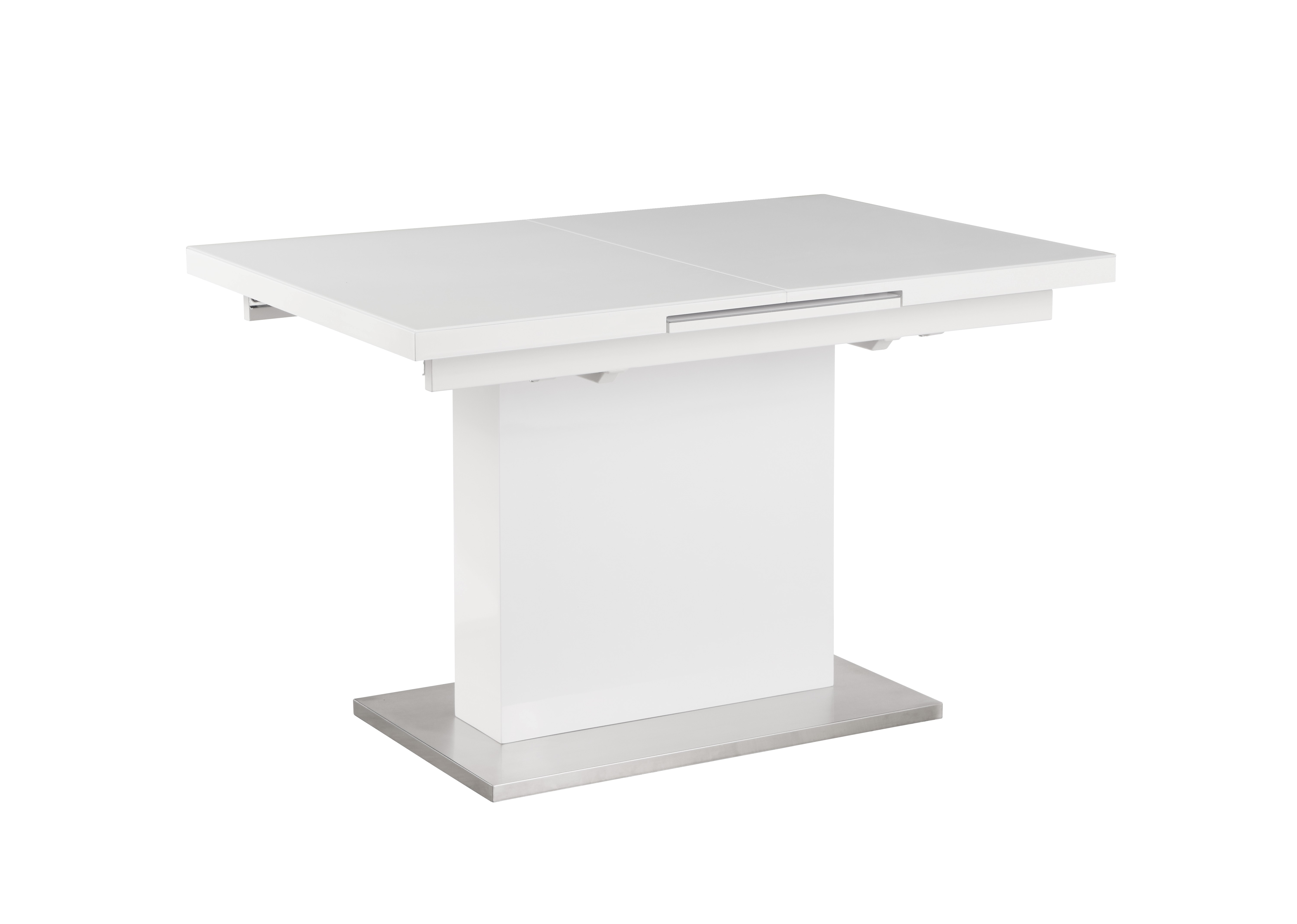 Chintaly Imports Vanessa Clear Gloss White Dining Table
