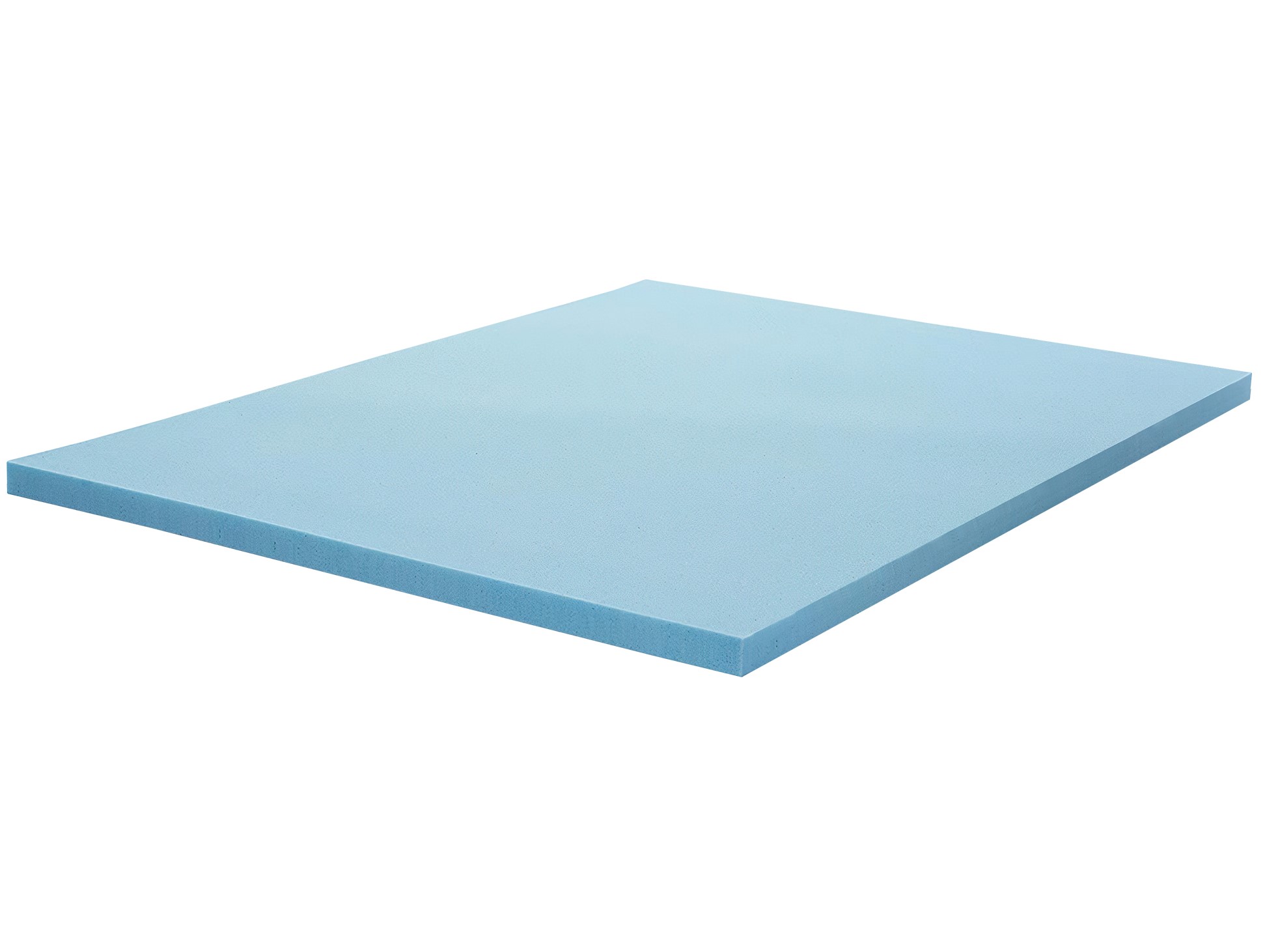 Greaton Blue 2 Inch Gel Memory Foam Full Mattress Standard Topper