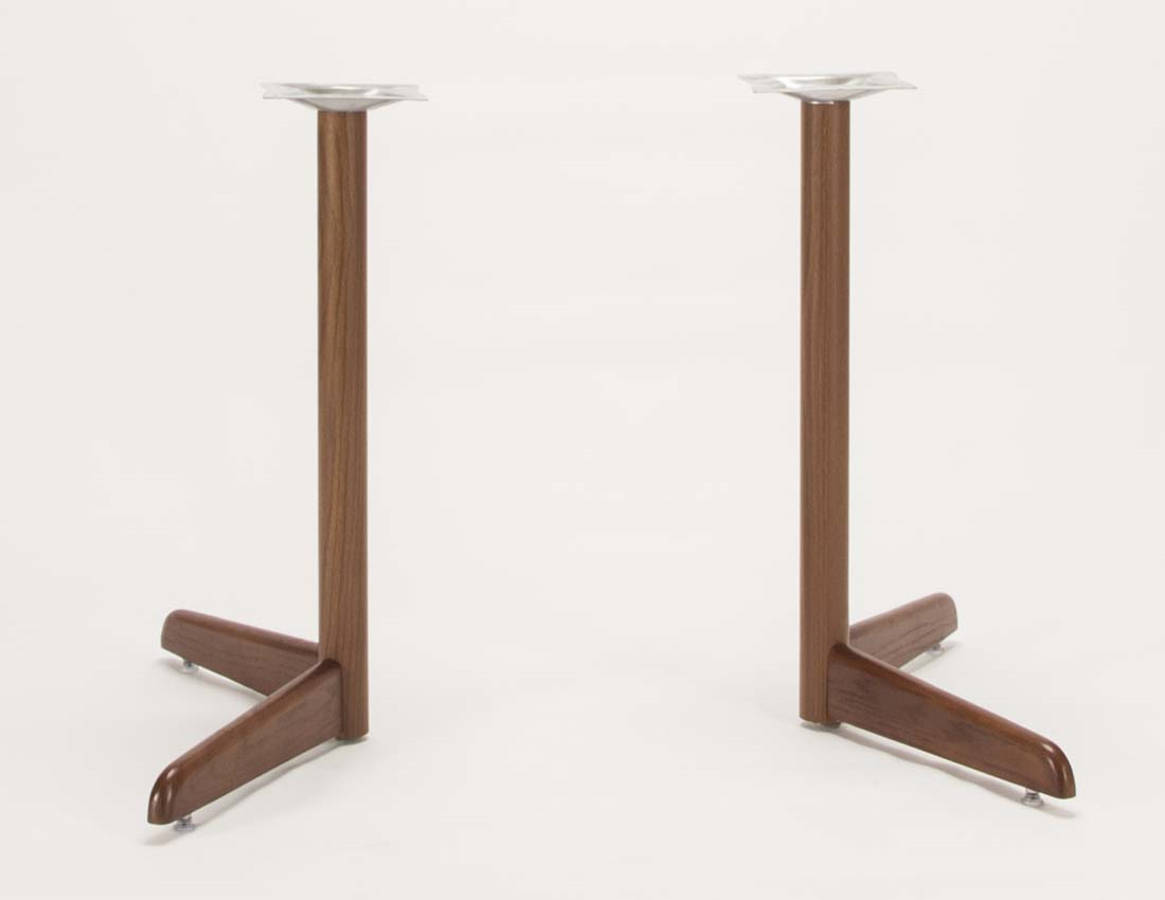 Lakota Pecan Dual Table Base