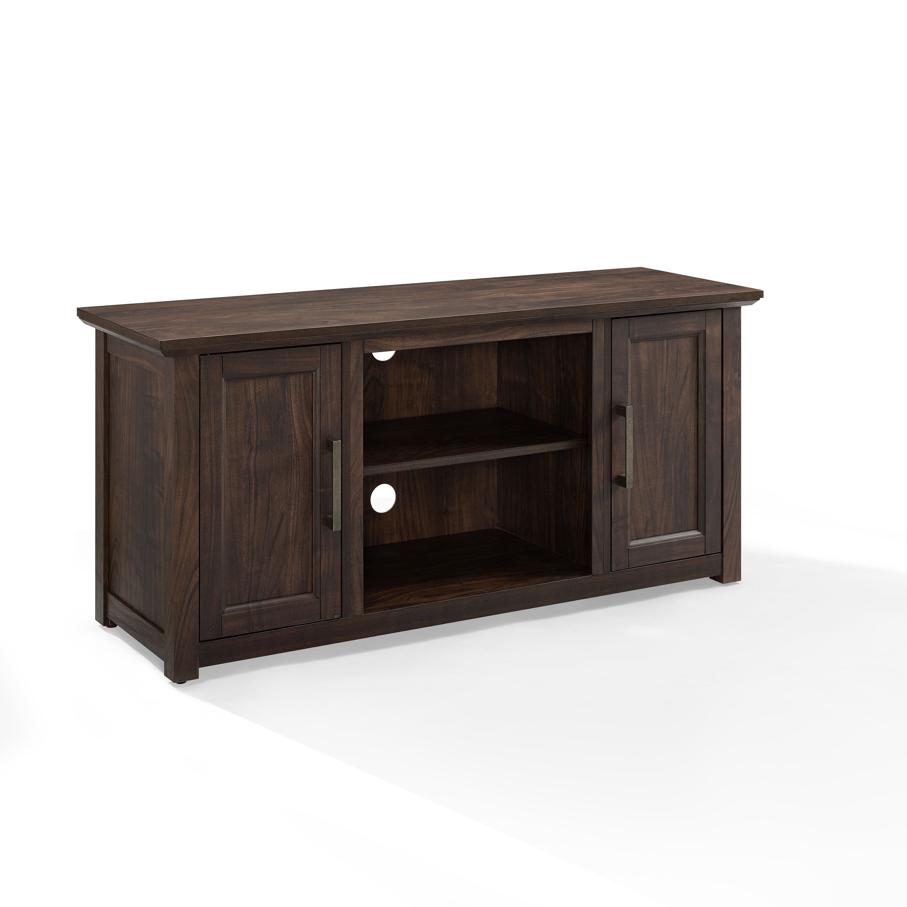 Crosley Camden Dark Walnut Low Profile TV Stand