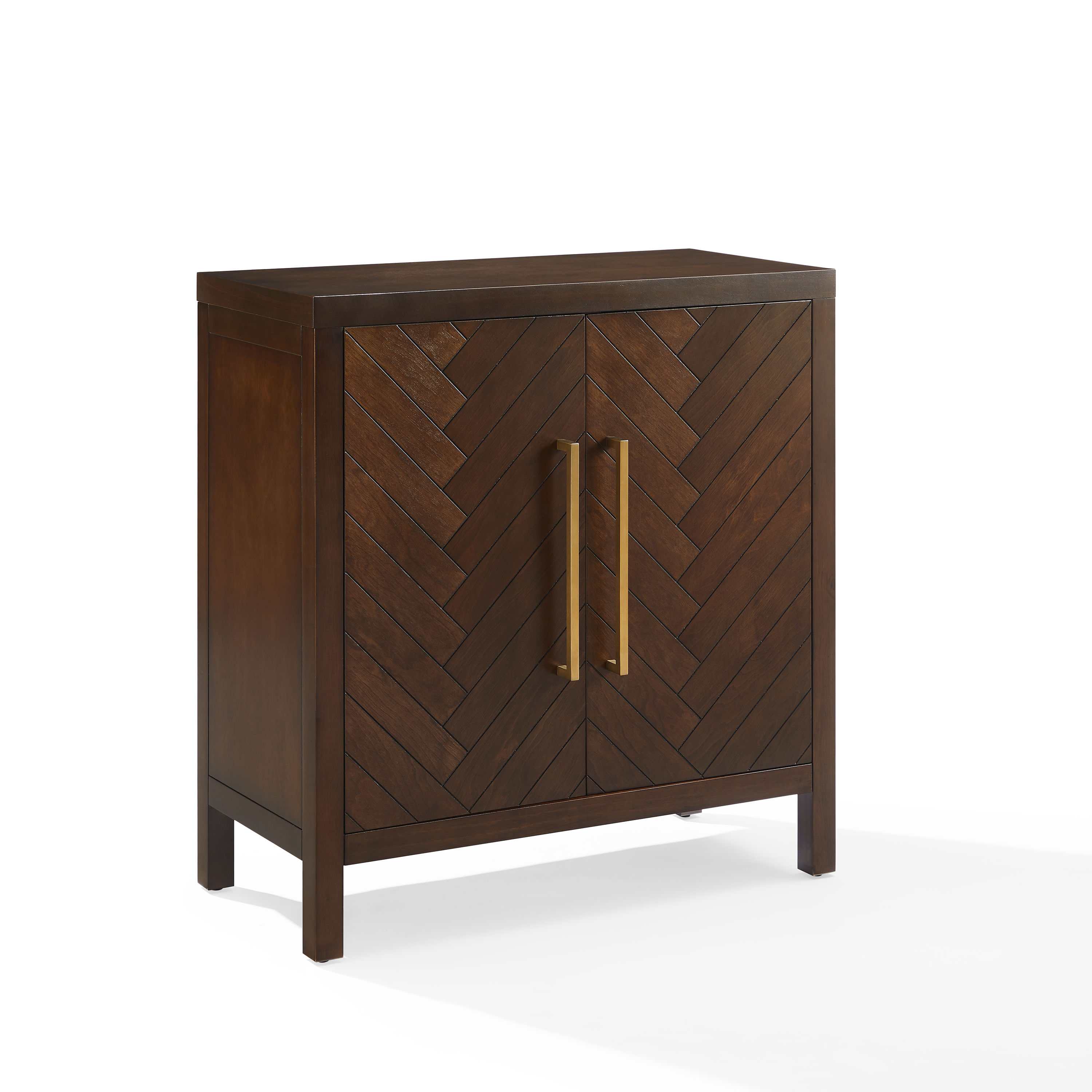 Crosley Darcy Dark Brown Storage Cabinet