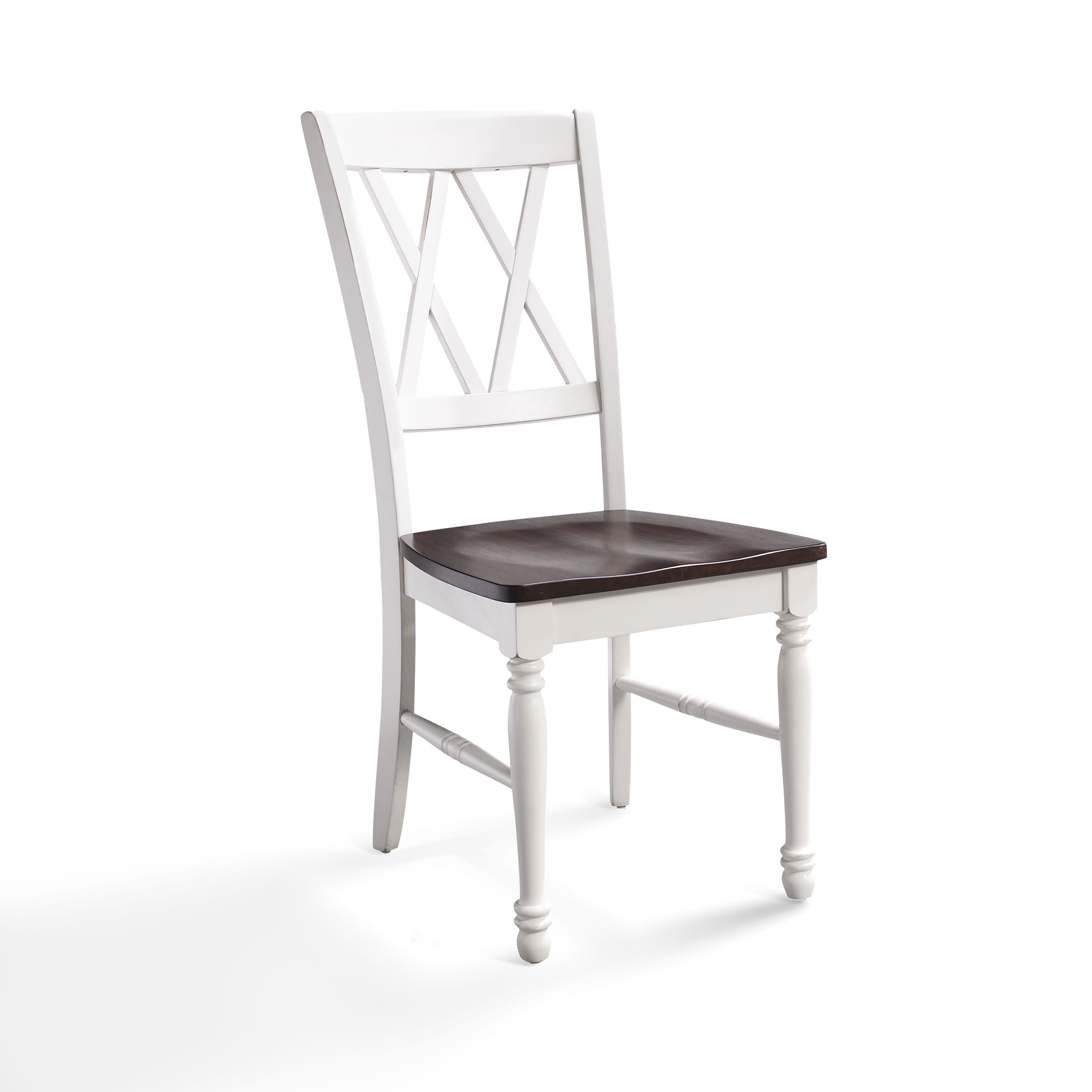 Crosley Shelby Distressed White 5pc Dining Set