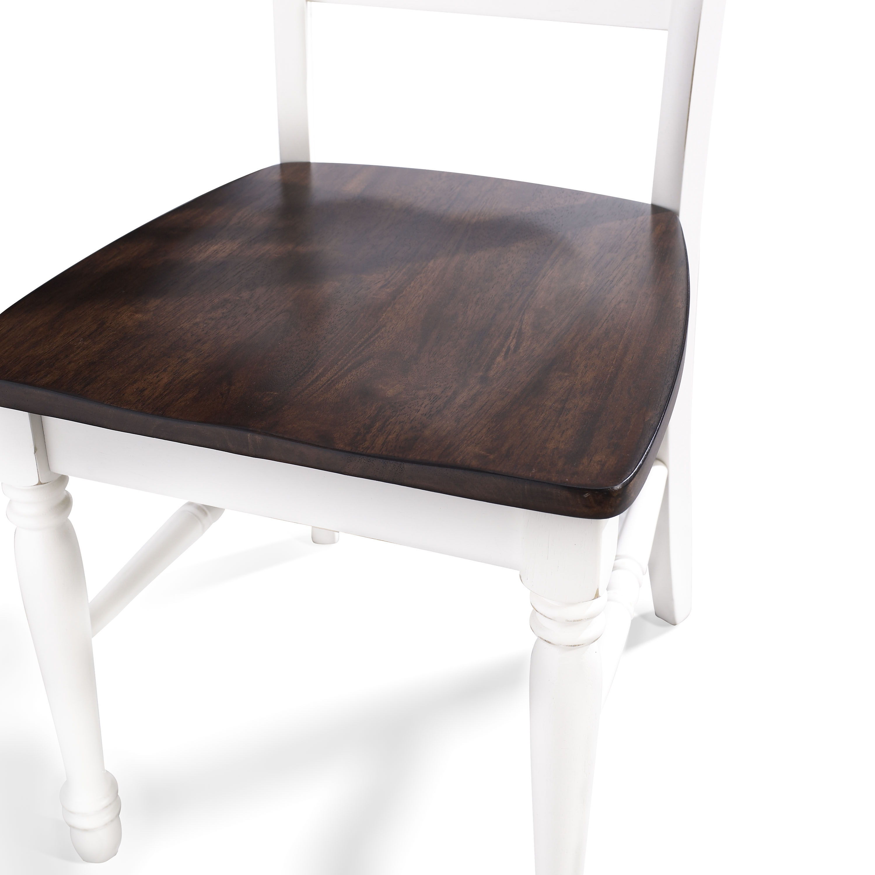 Crosley Shelby Distressed White 5pc Dining Set