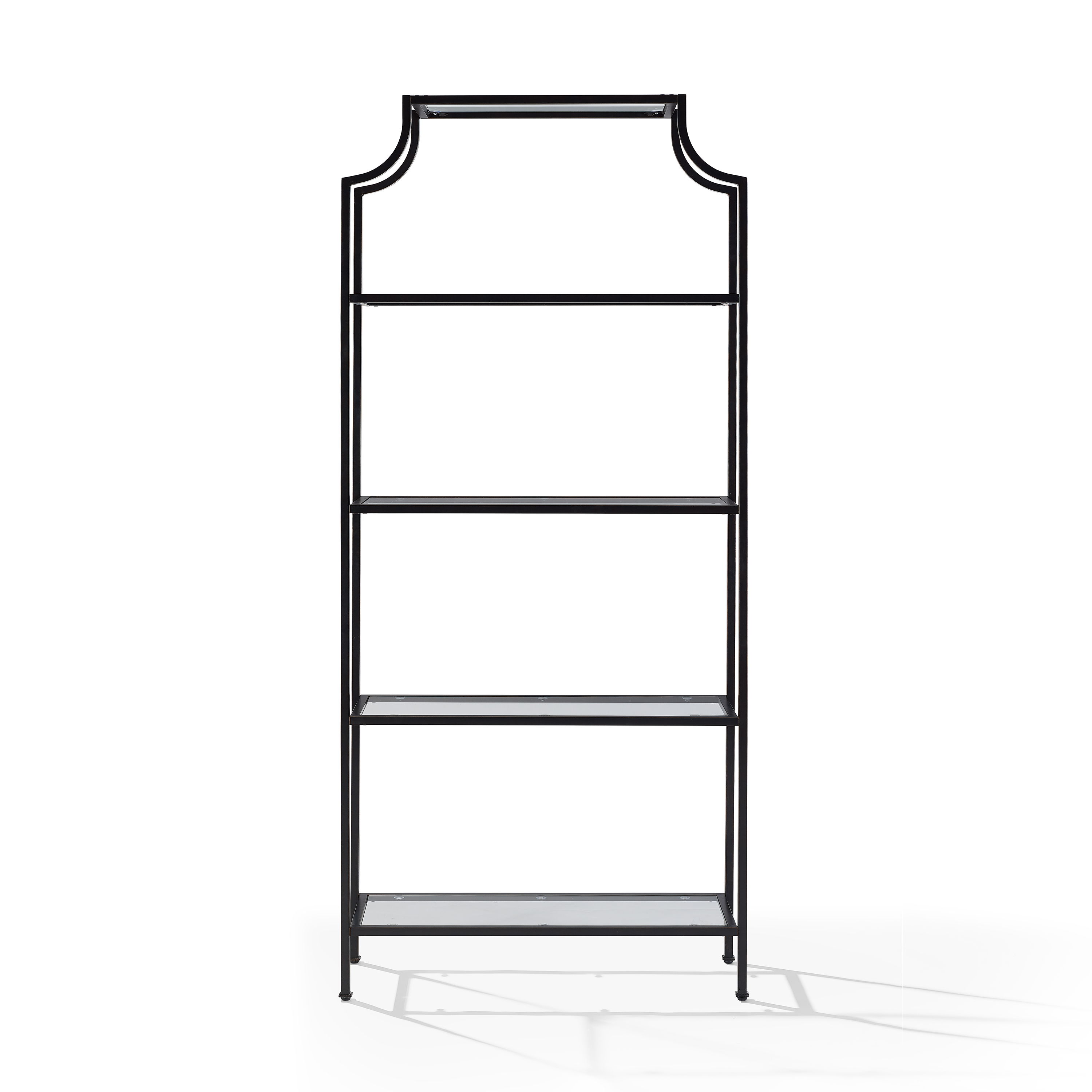 Crosley Aimee Oil Rubbed Bronze Etagere Bookcase