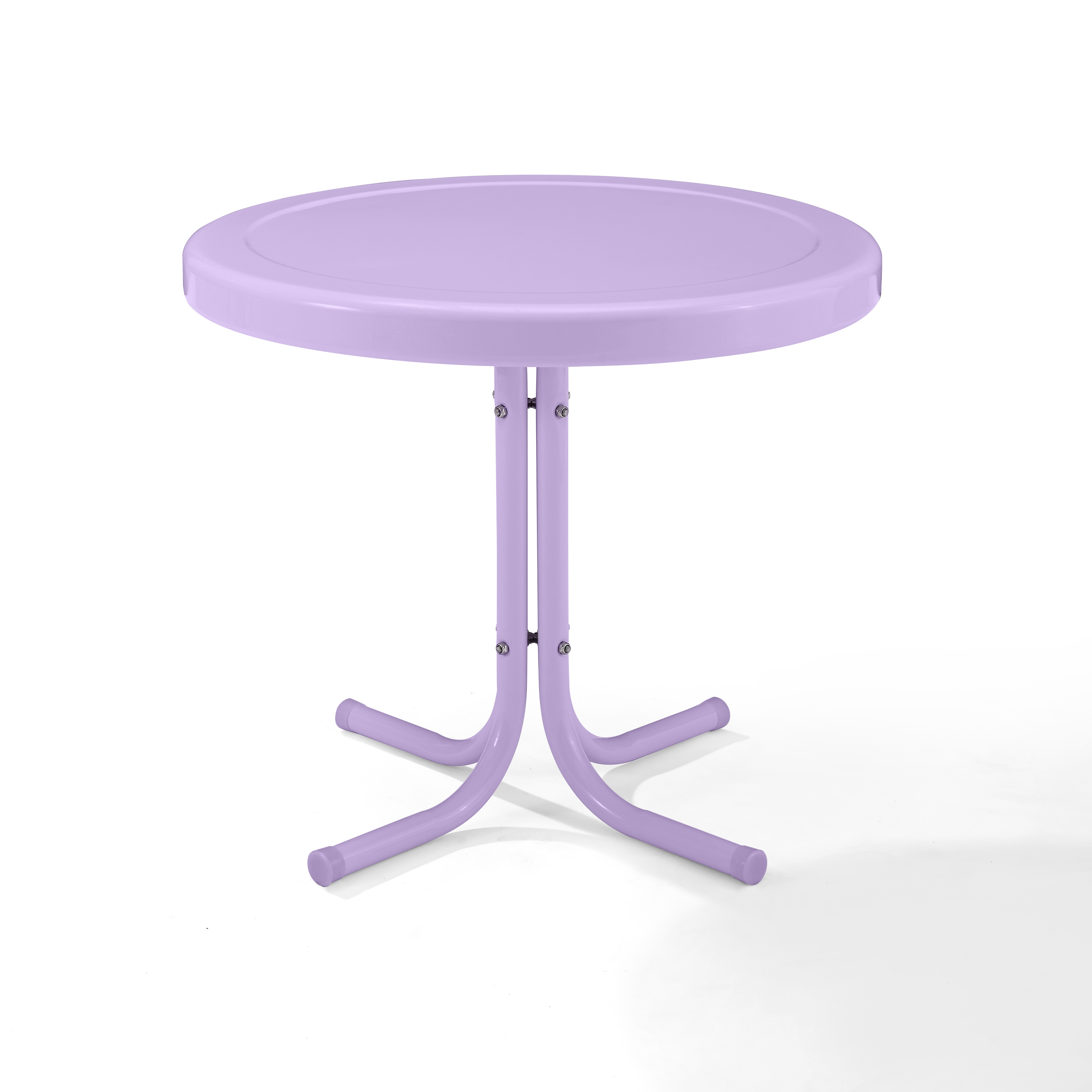 Crosley Griffith Lavender Gloss Retro Outdoor Side Table