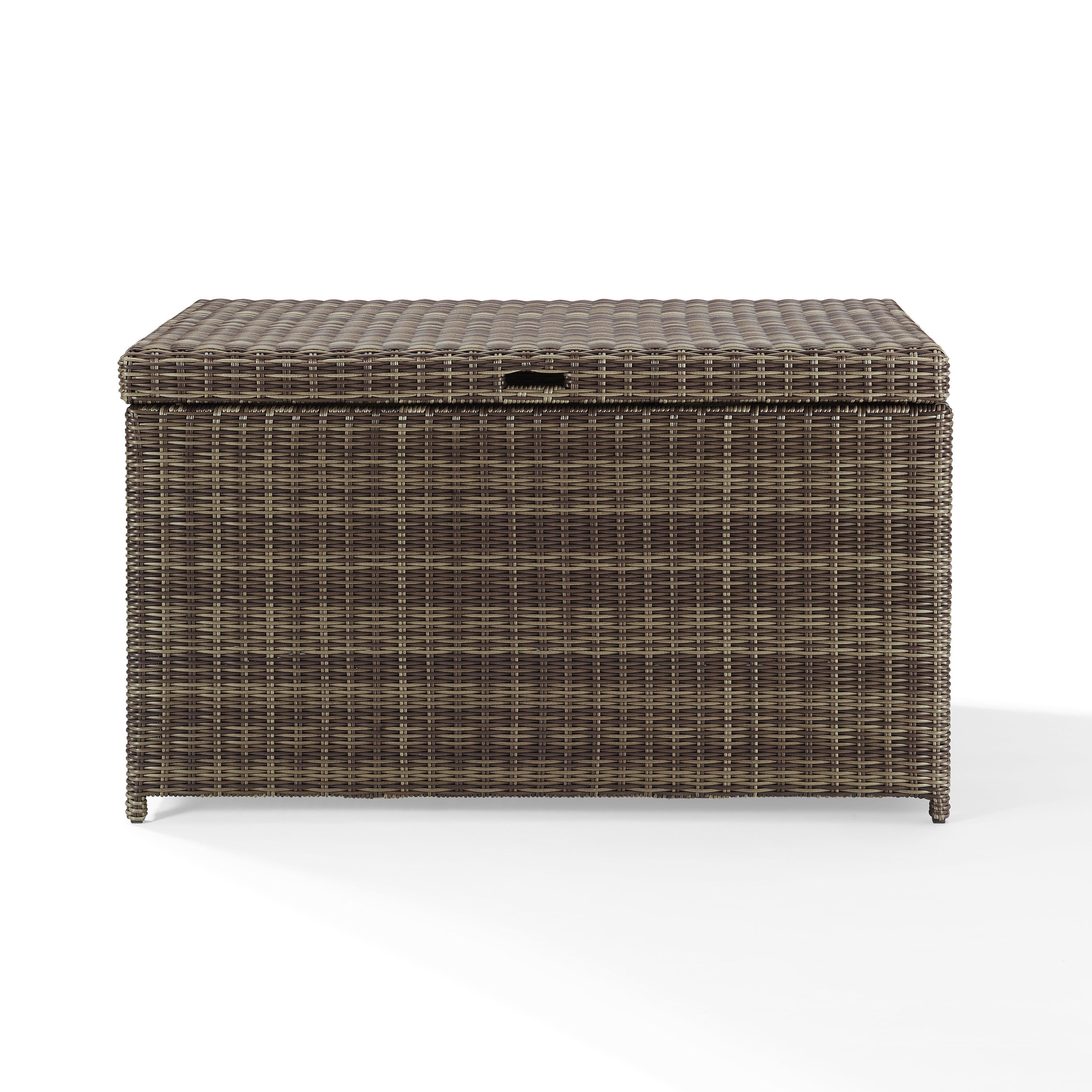 Crosley Bradenton Weathered Brown Outdoor Storage Box