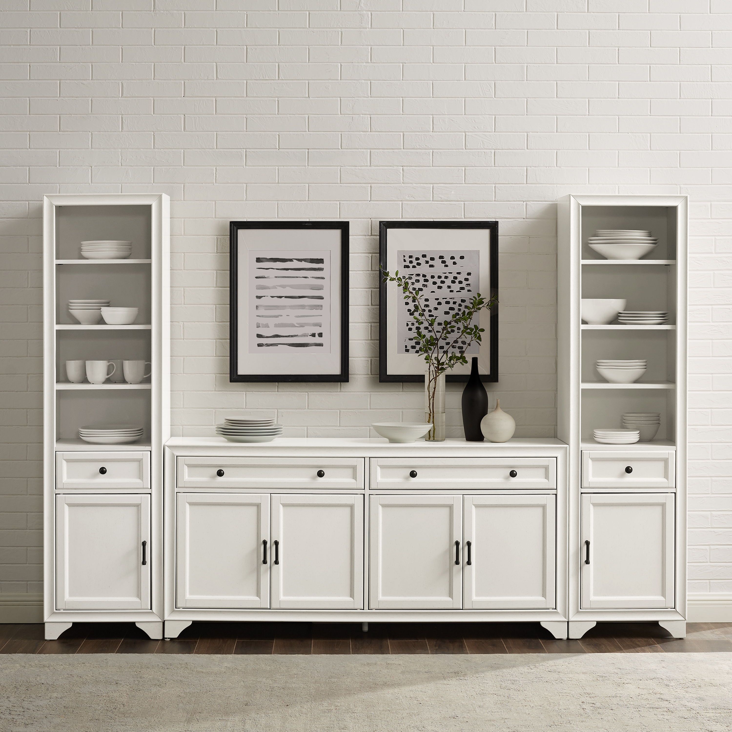 Crosley Tara Sideboard and Bookcase - Thumbnail 5