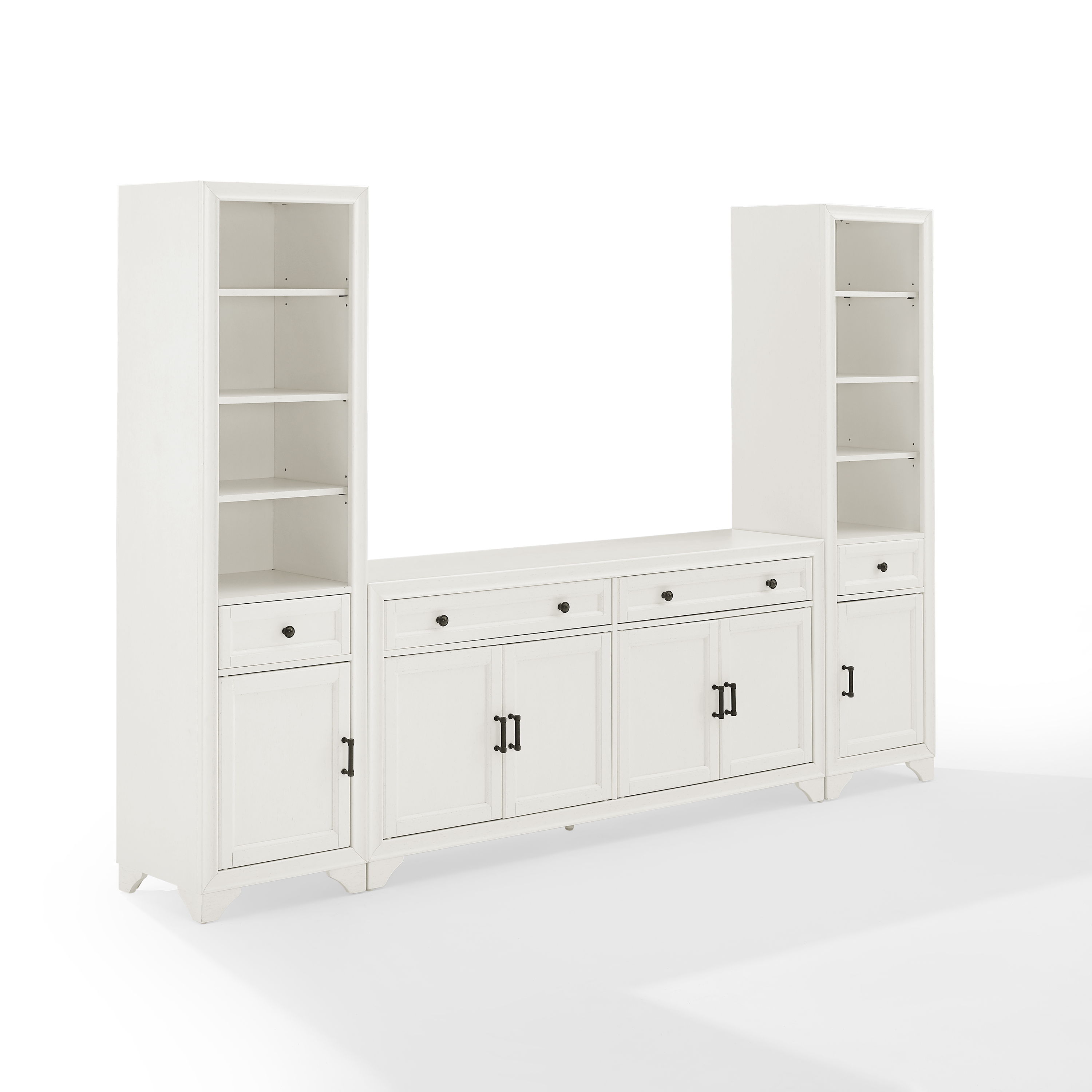 Crosley Tara Sideboard and Bookcase - Thumbnail 4