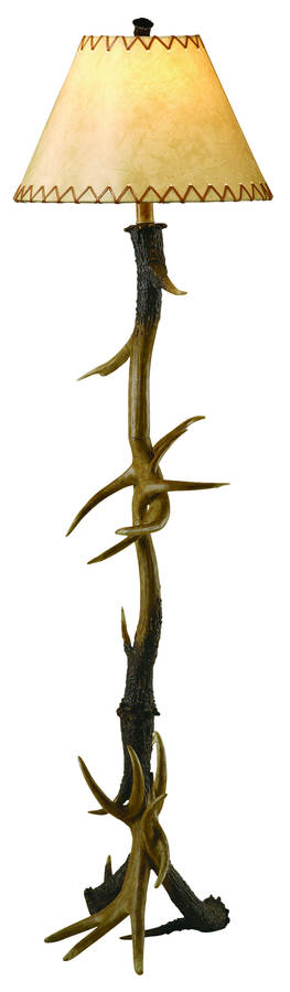 Crestview Collection Trophy Natural Antler Floor Lamp