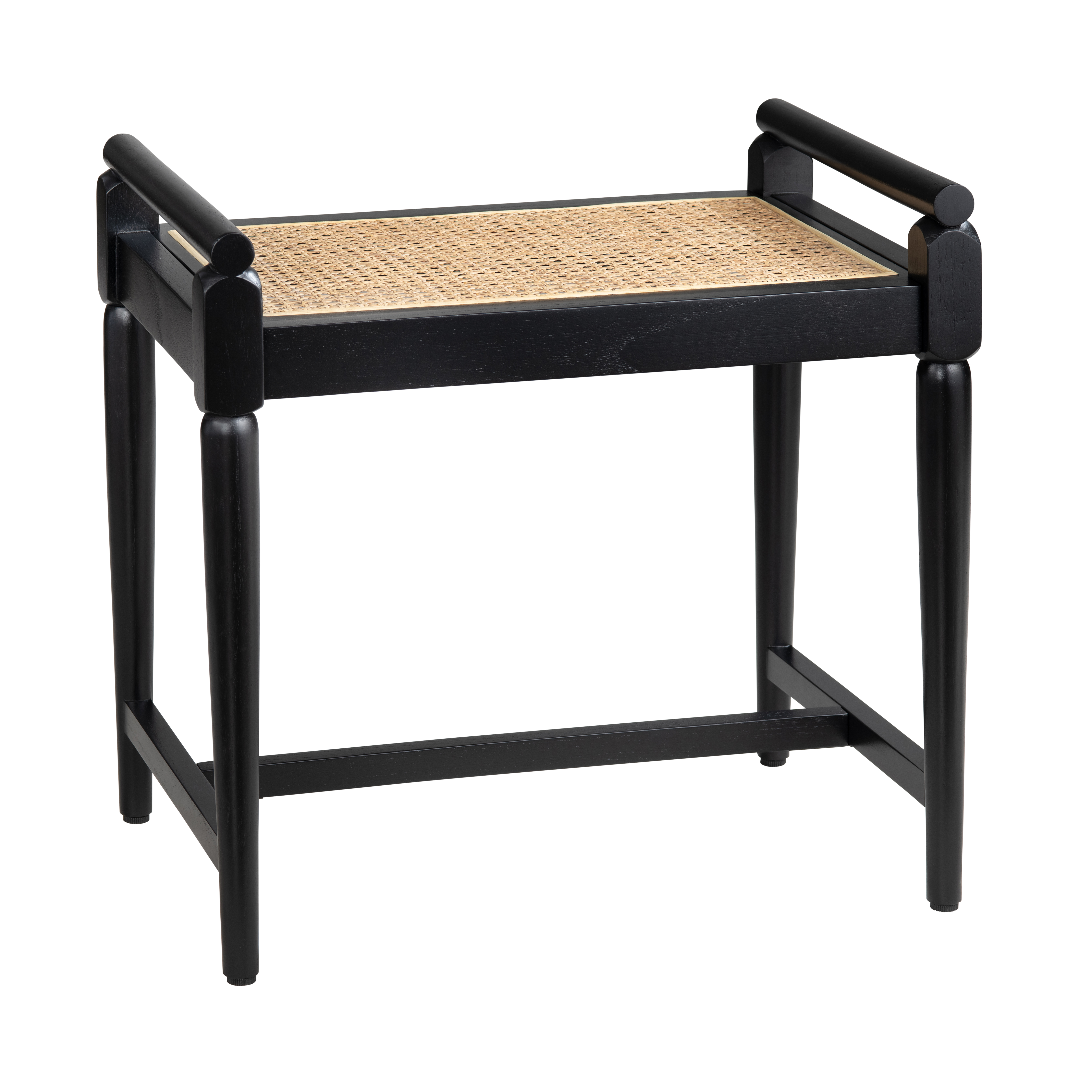 Crestview Collection Port Royal Brown Black Stool