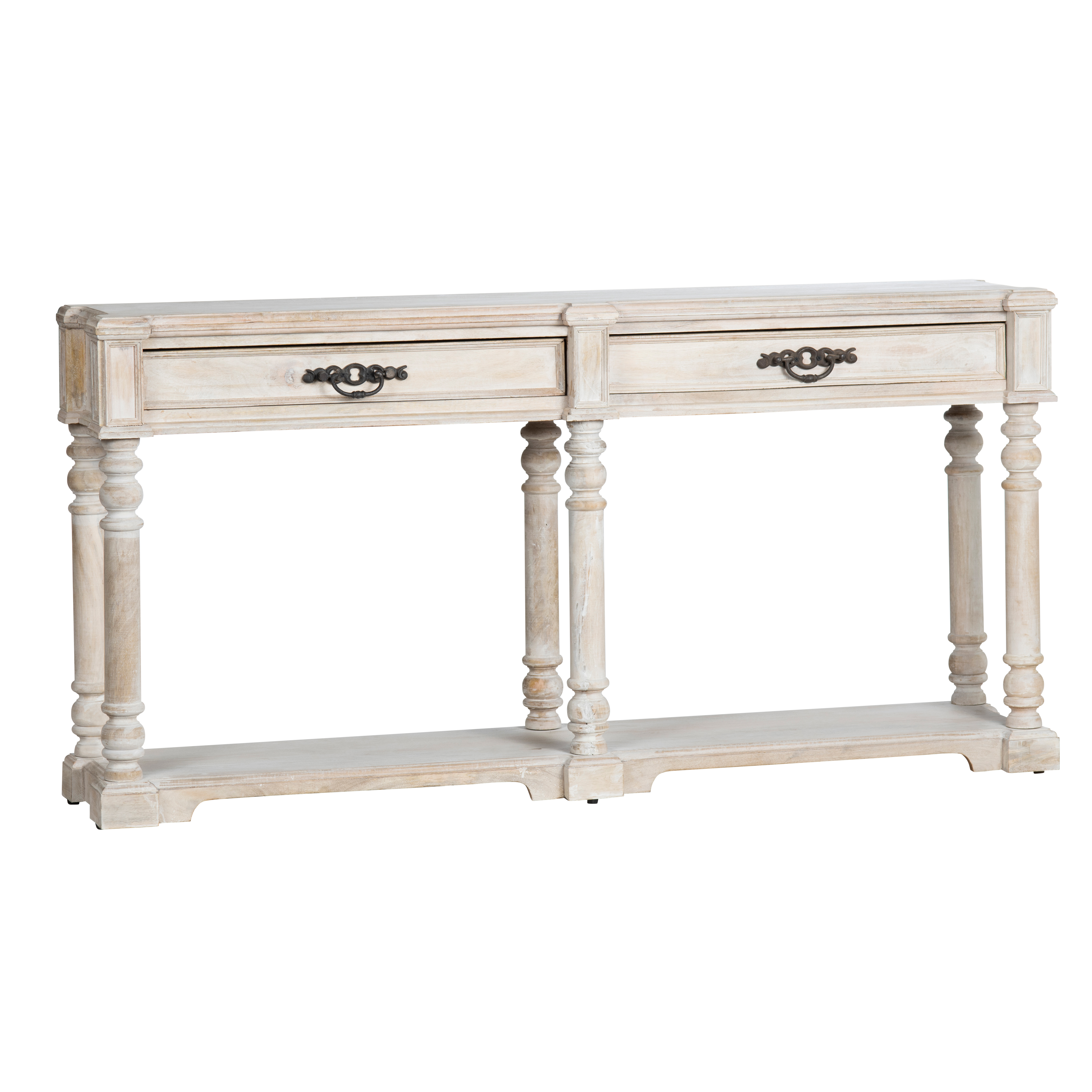 Crestview Collection Abbott Cream Console Table