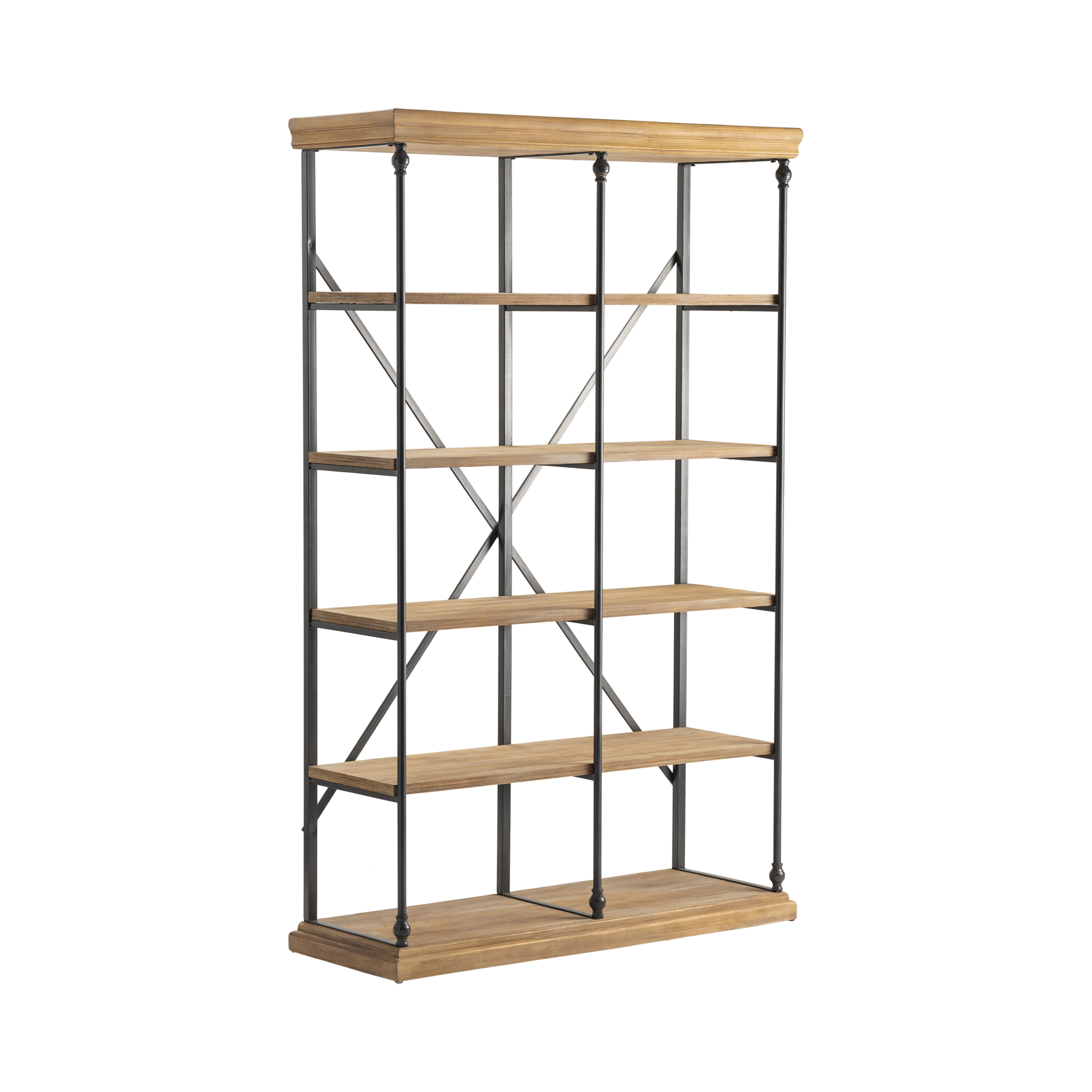 Crestview Collection La Salle Brown Bookshelf