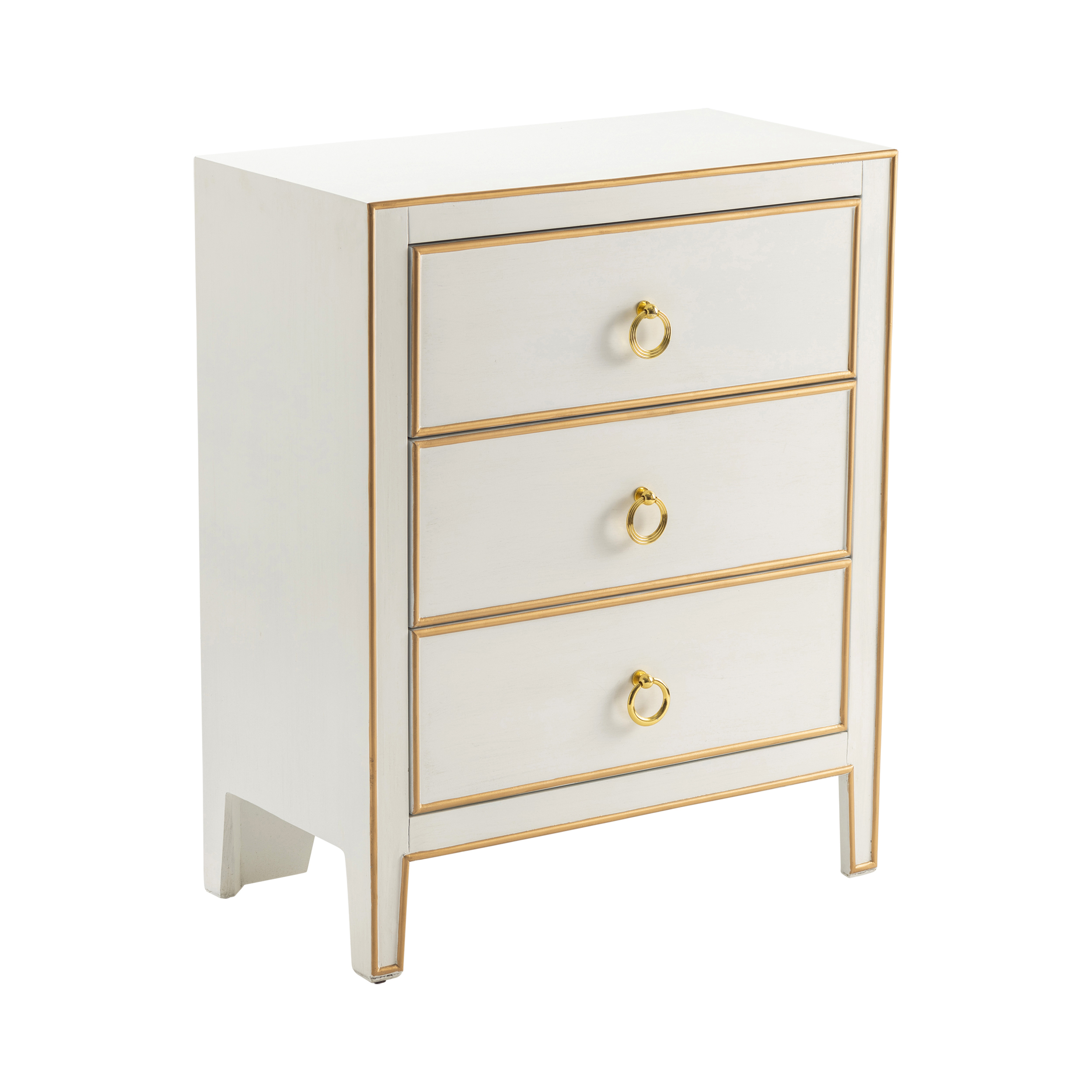 Crestview Collection Phoebe White Chest