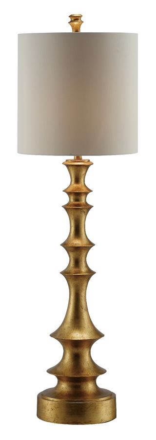 Crestview Collection Langston Gold Leaf Table Lamp