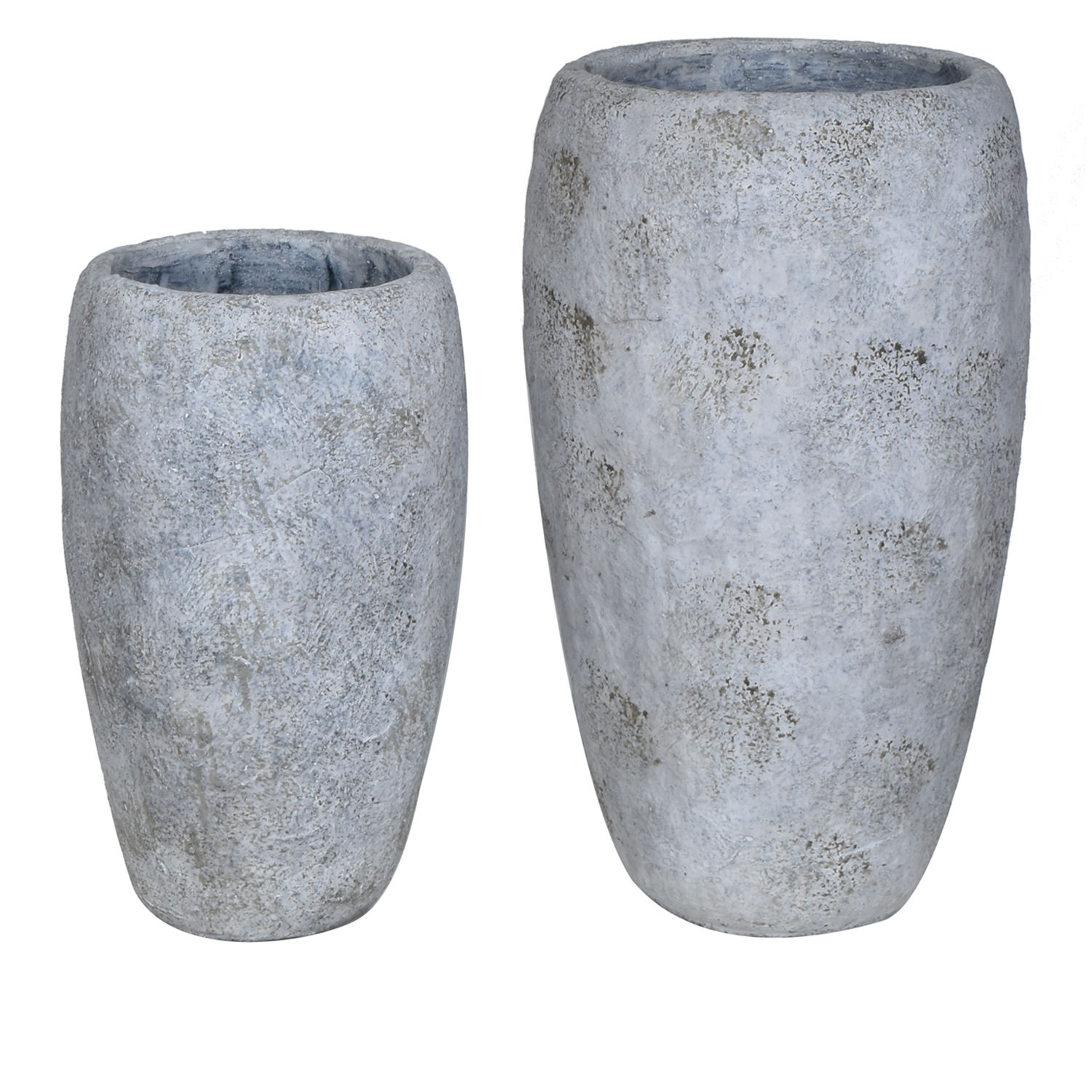 Crestview Collection La Palata Natural Concrete 2pc Vase Set