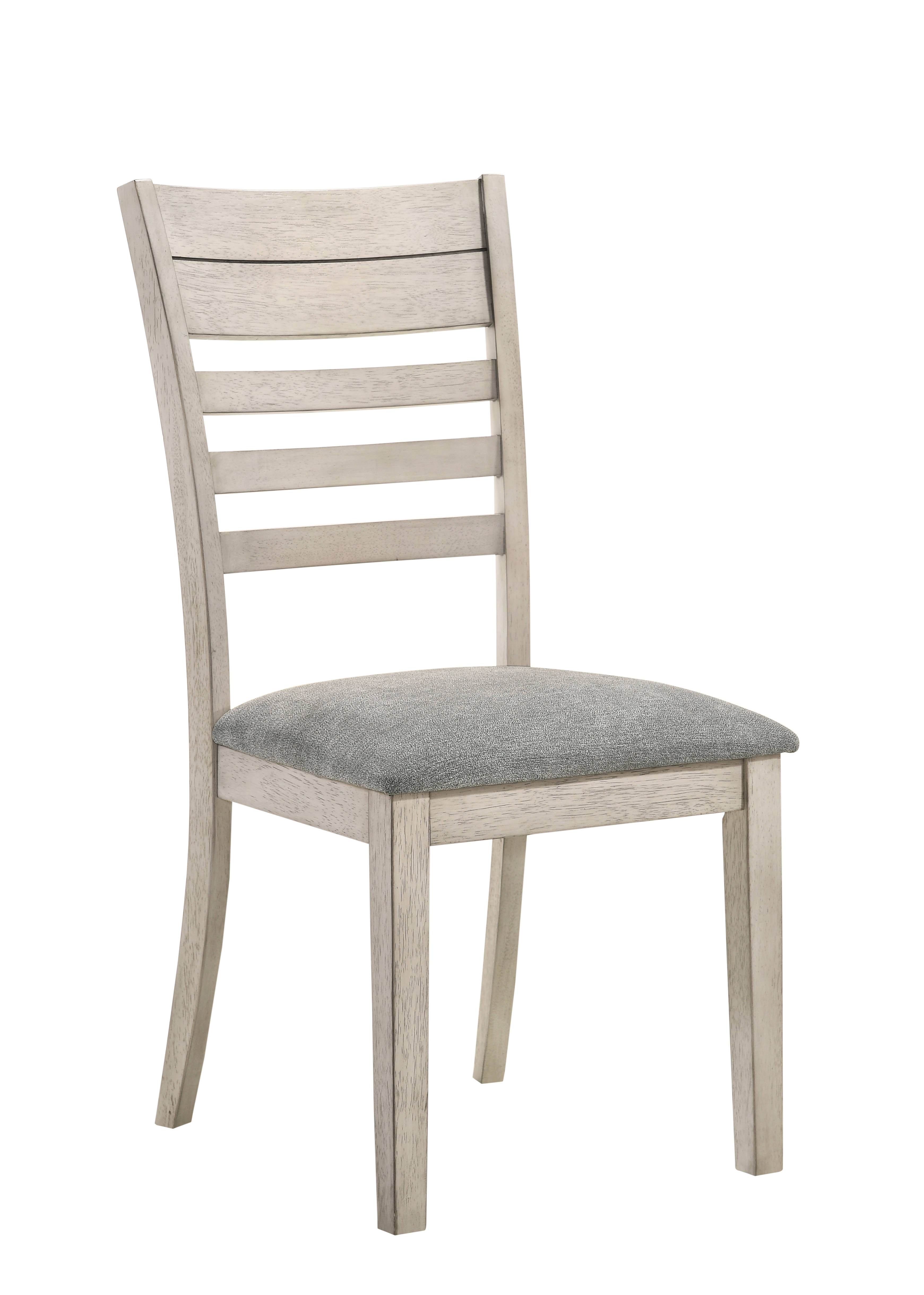 2 Crown Mark White Sands Side Chairs