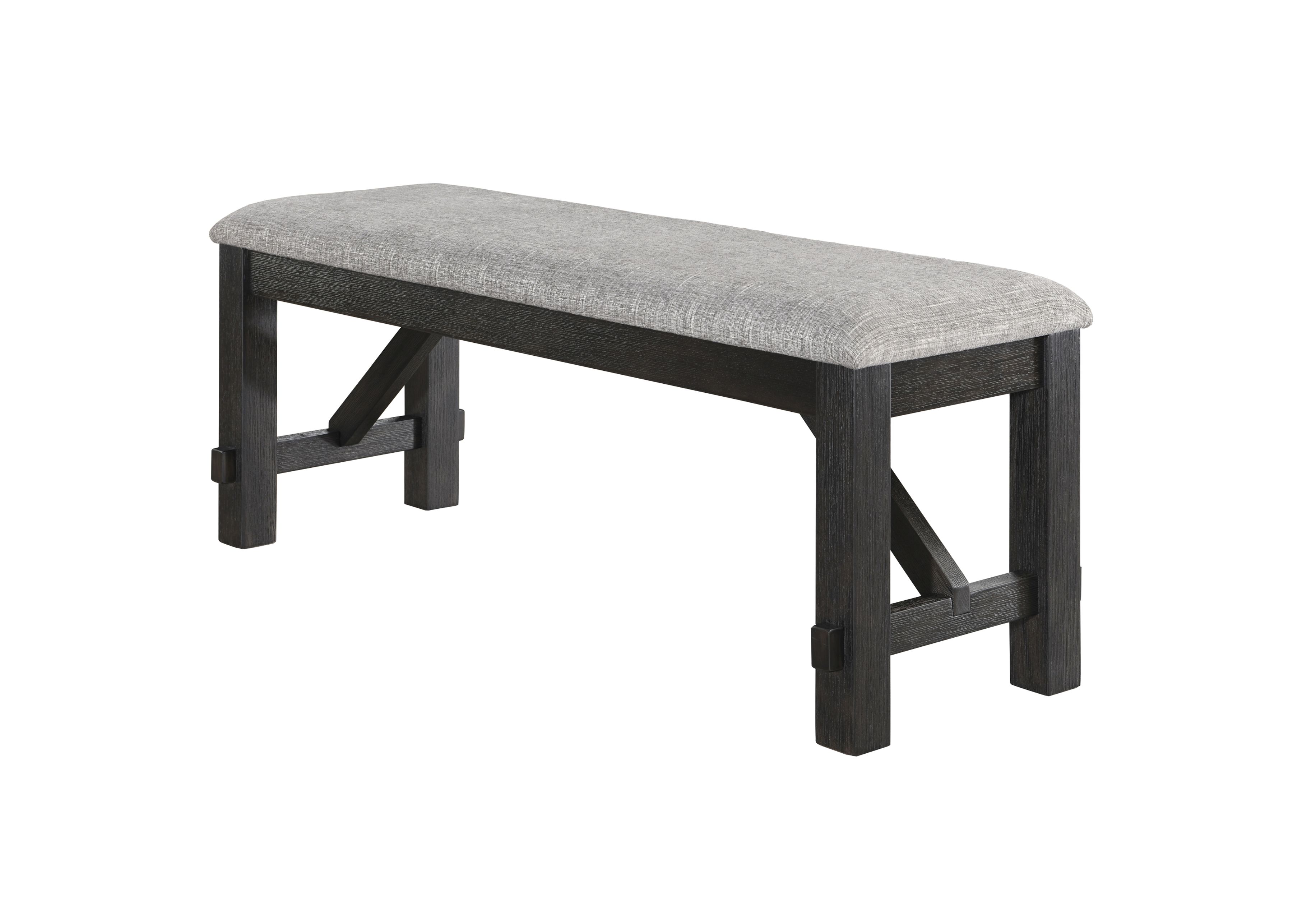 Crown Mark Maribelle Wheat Charcoal Bench