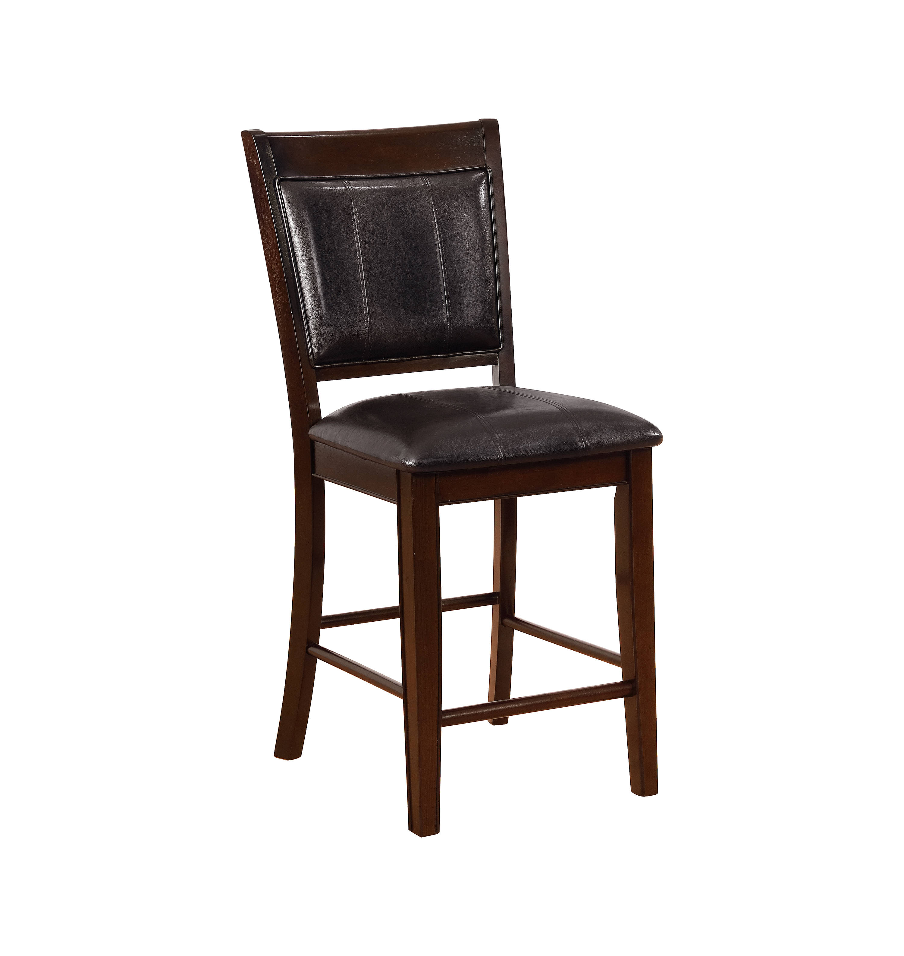2 Crown Mark Fulton Espresso Counter Height Chairs