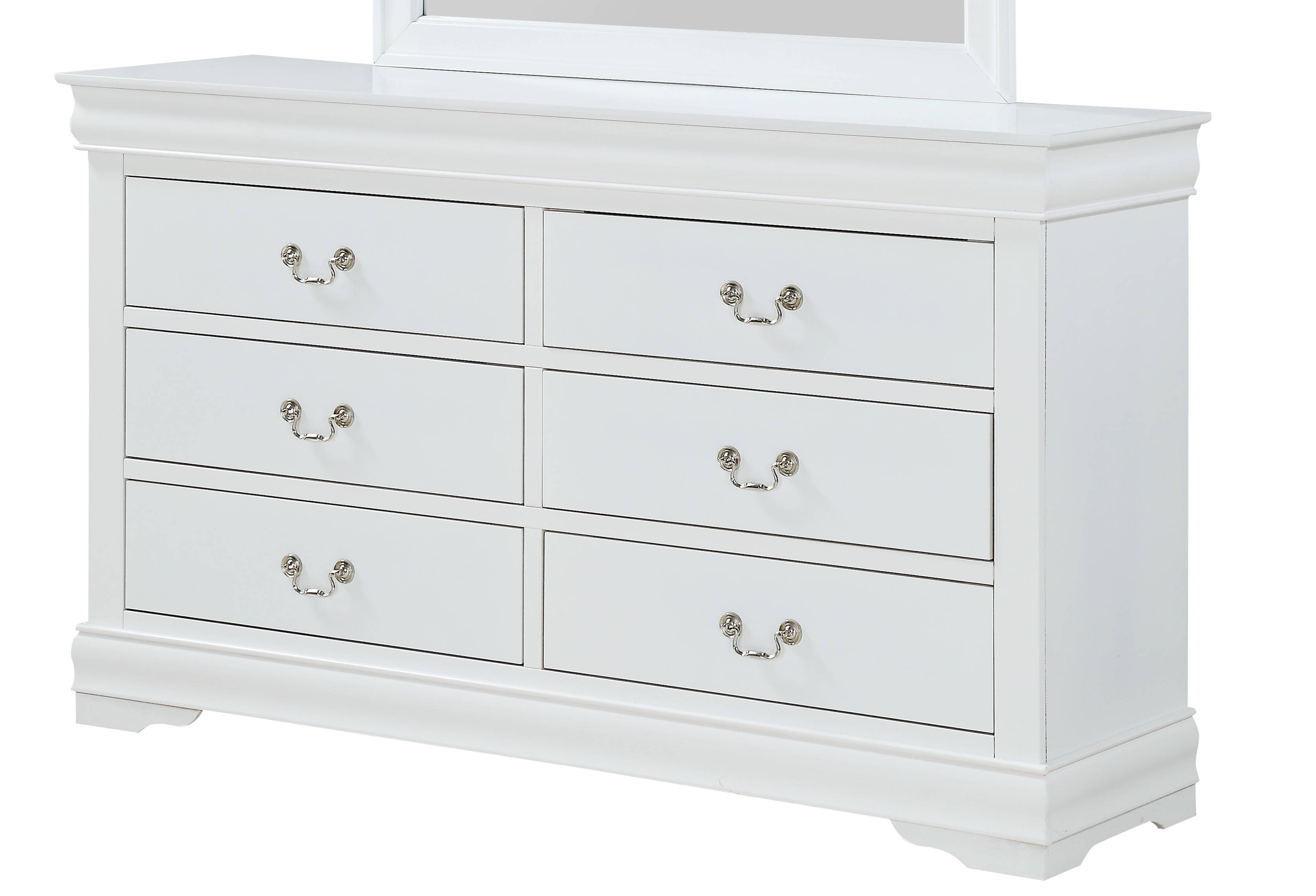 Crown Mark Louis Philip White Dresser