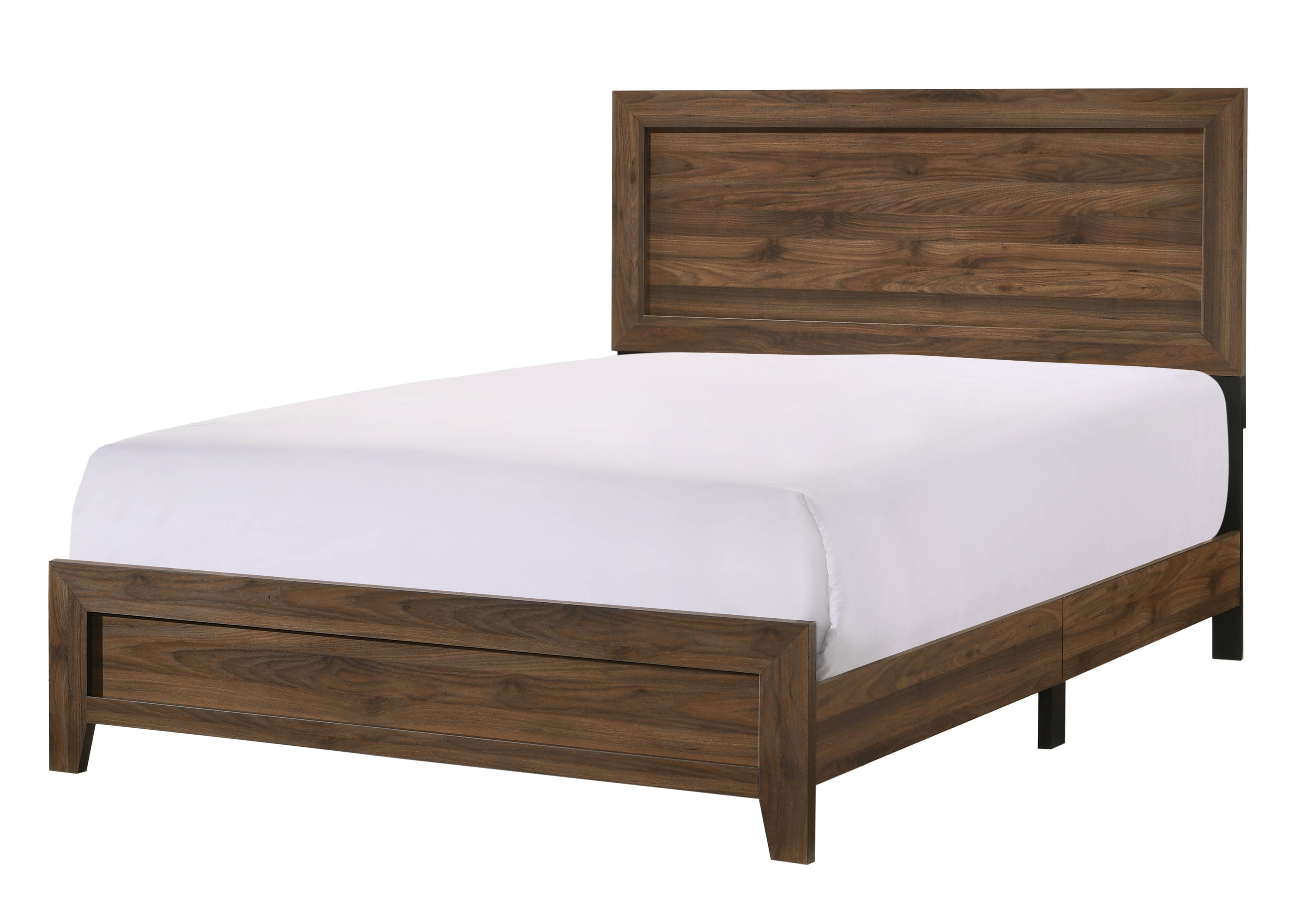 Crown Mark Millie Brown Cherry Queen Bed