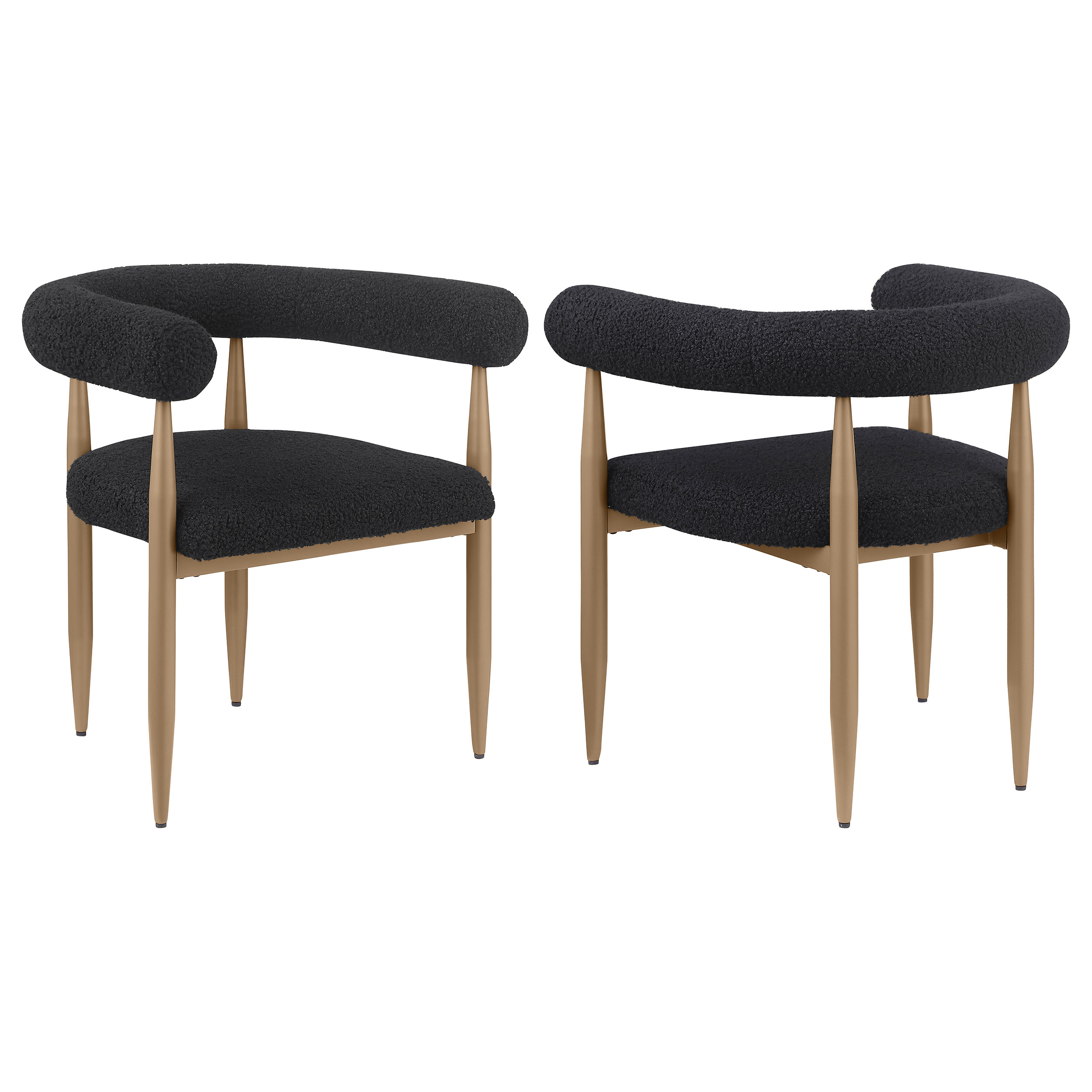 2 Coaster Furniture Dunmore Black Dining Arm Chairs CST-105762 2 Coaster Furniture Dunmore Black Dining Arm Chairs CST-105762