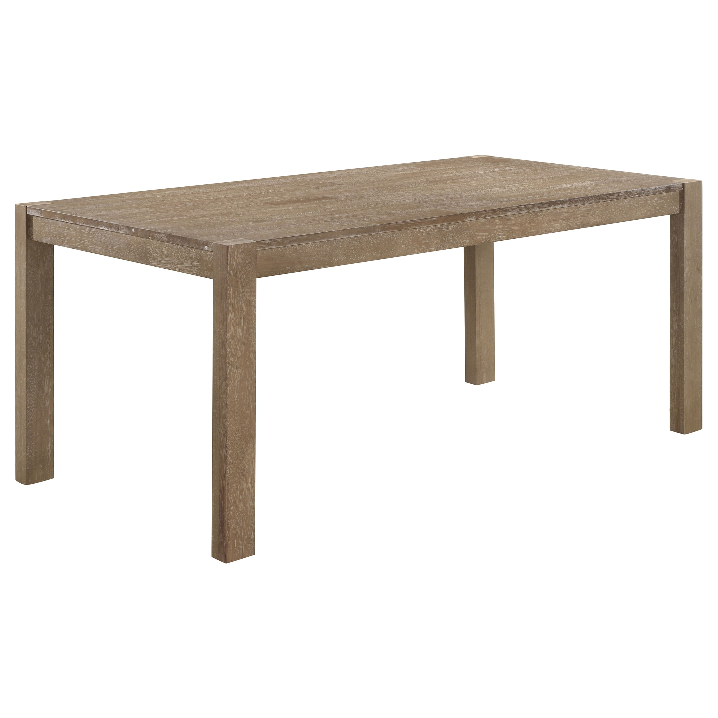 Coaster Furniture Scottsdale Washed Brown 71 Inch Dining Table