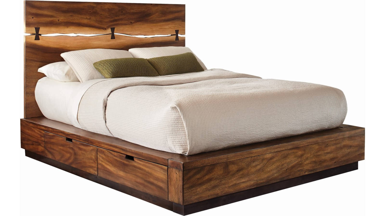 Coaster Furniture Winslow Smokey Walnut King Storage Bed