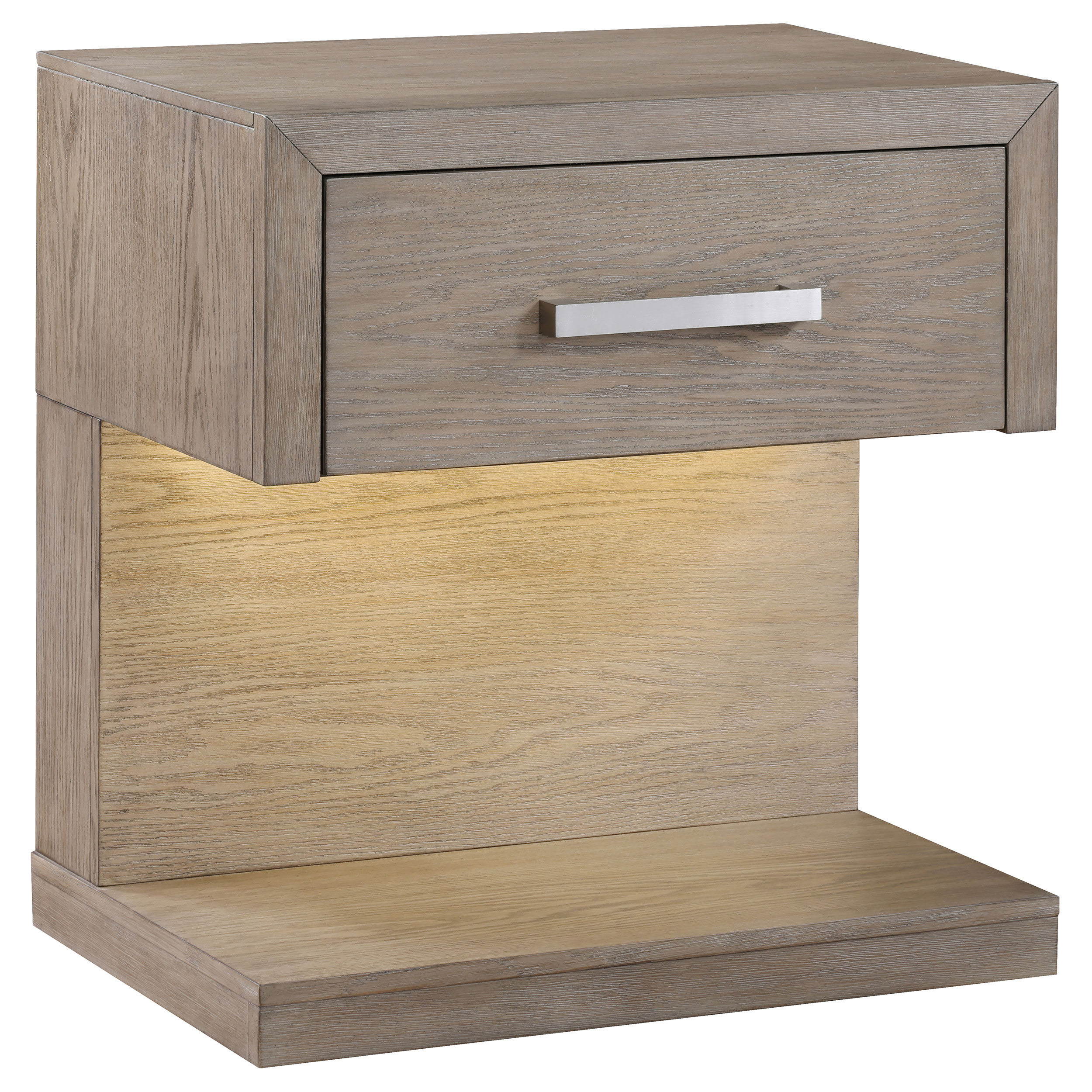 Coaster Furniture Kenora Barley Brown Beige Nightstand