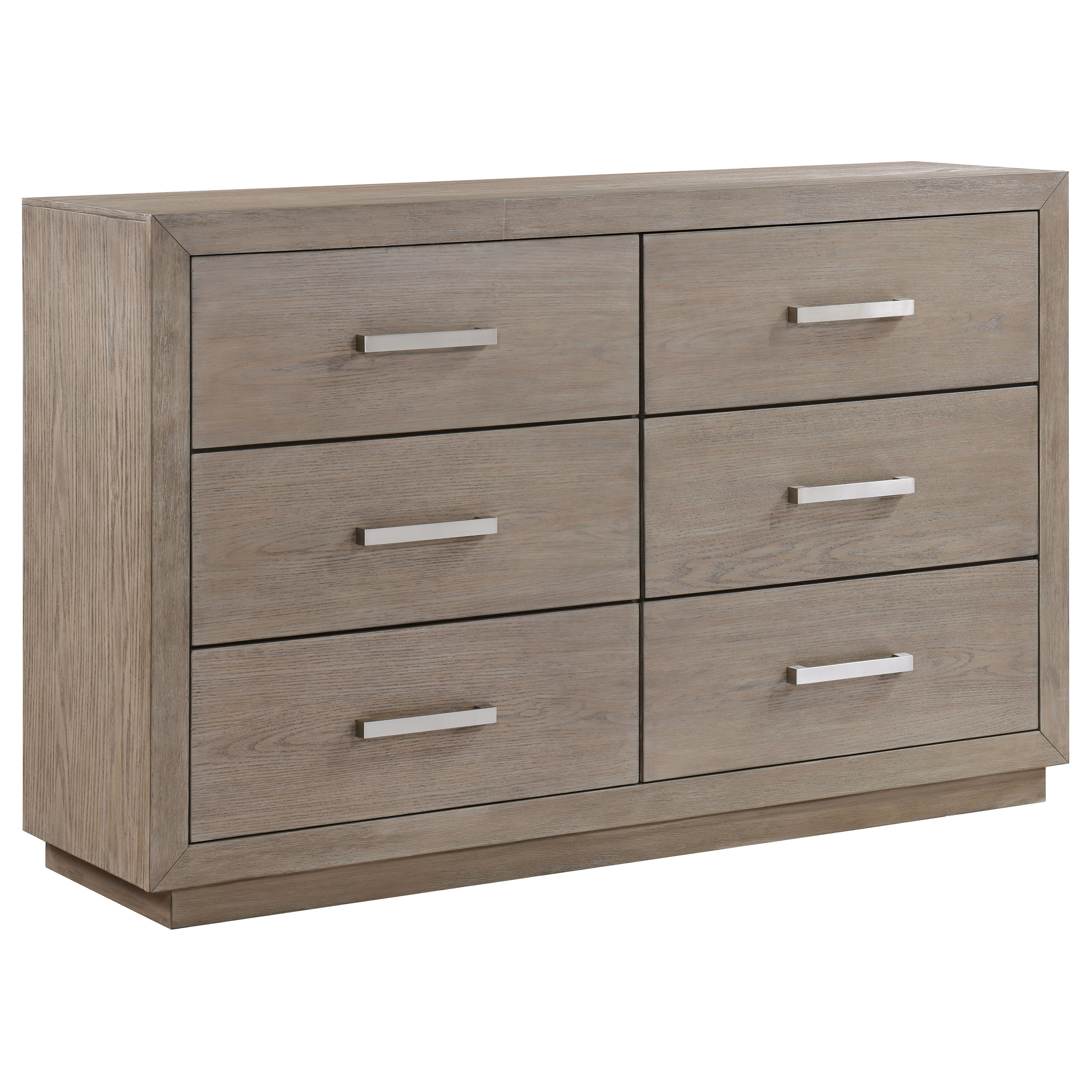Coaster Furniture Kenora Barley Brown Beige 6 Drawer Dresser