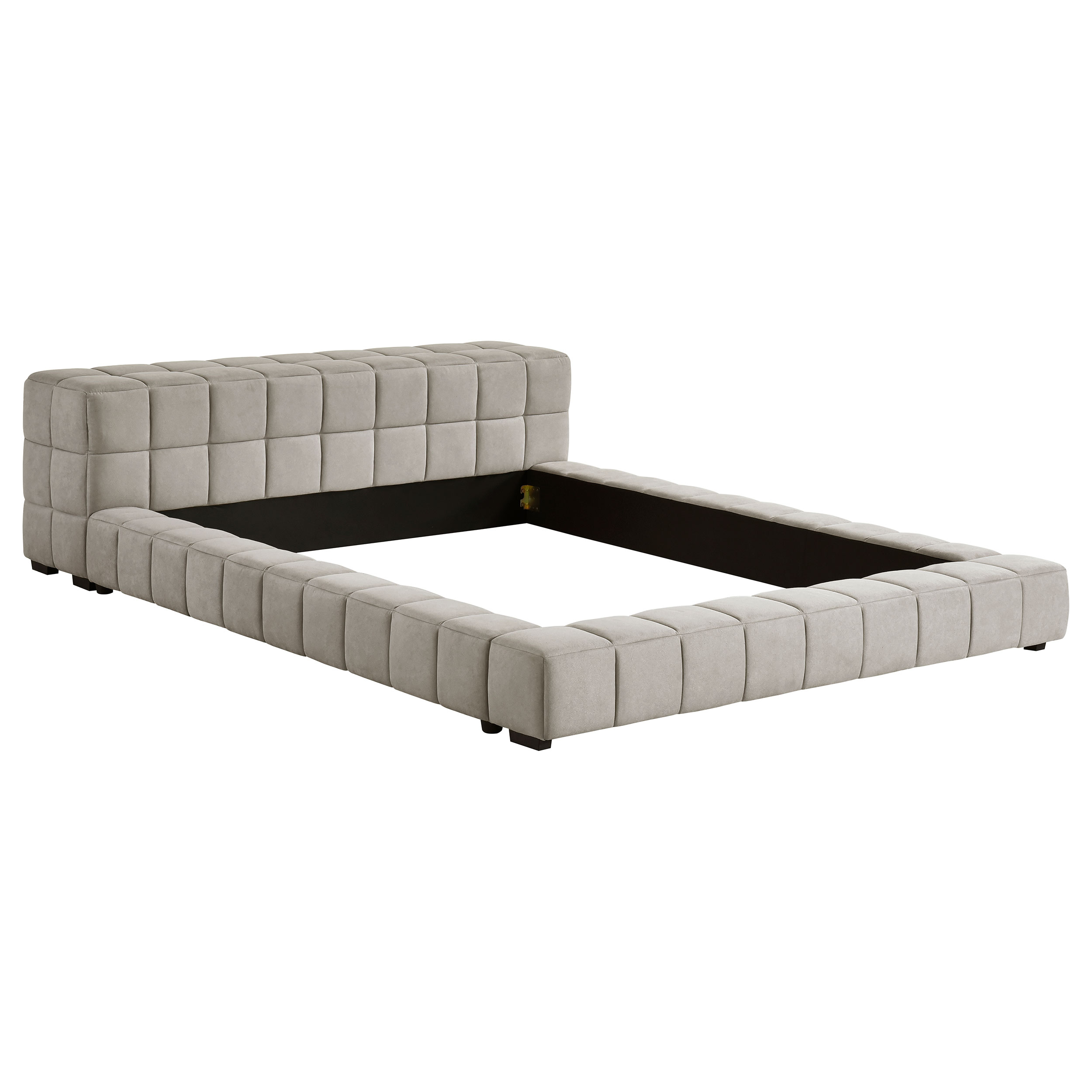 Coaster Furniture Trinity Light Taupe Brown Queen Platform Bed