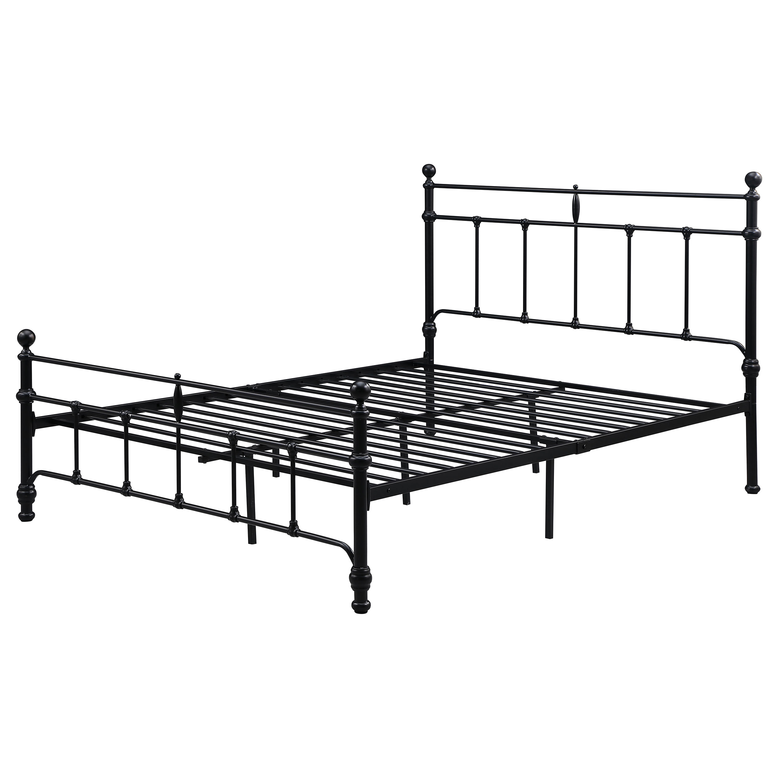 Coaster Furniture Novak Matte Black Metal Queen Bed