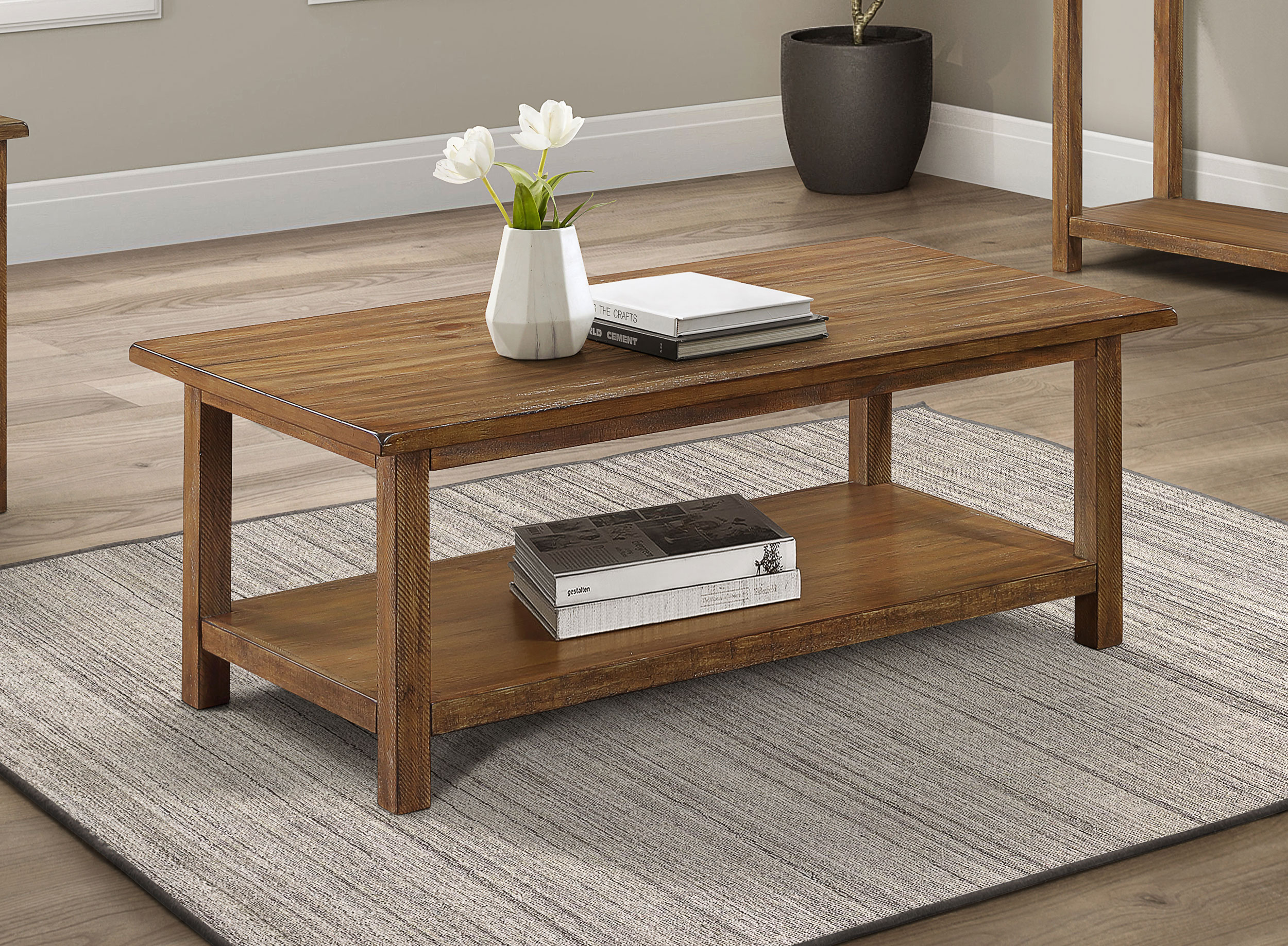 Coaster Furniture Payne Distressed Brown Coffee Table