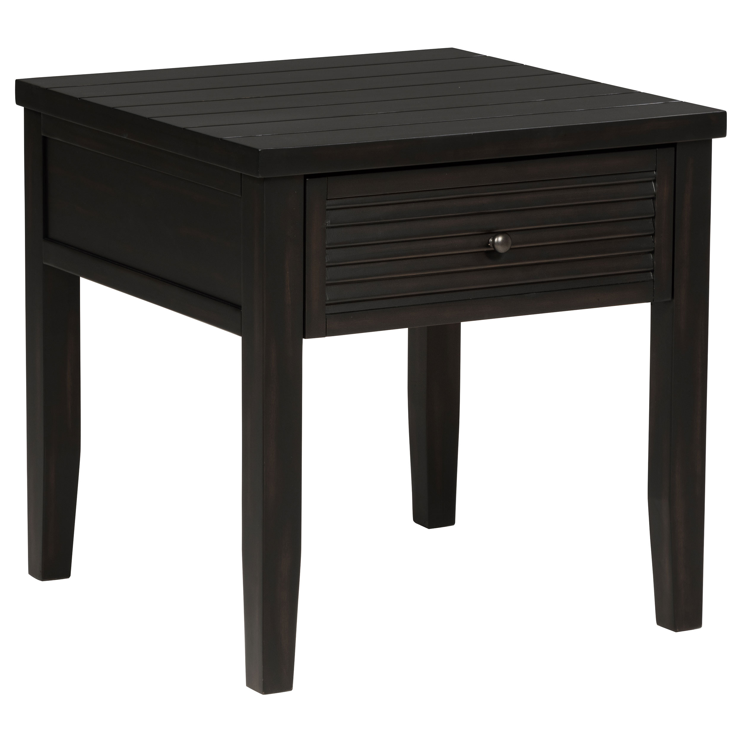 Coaster Furniture Concord Distressed Java Black End Table