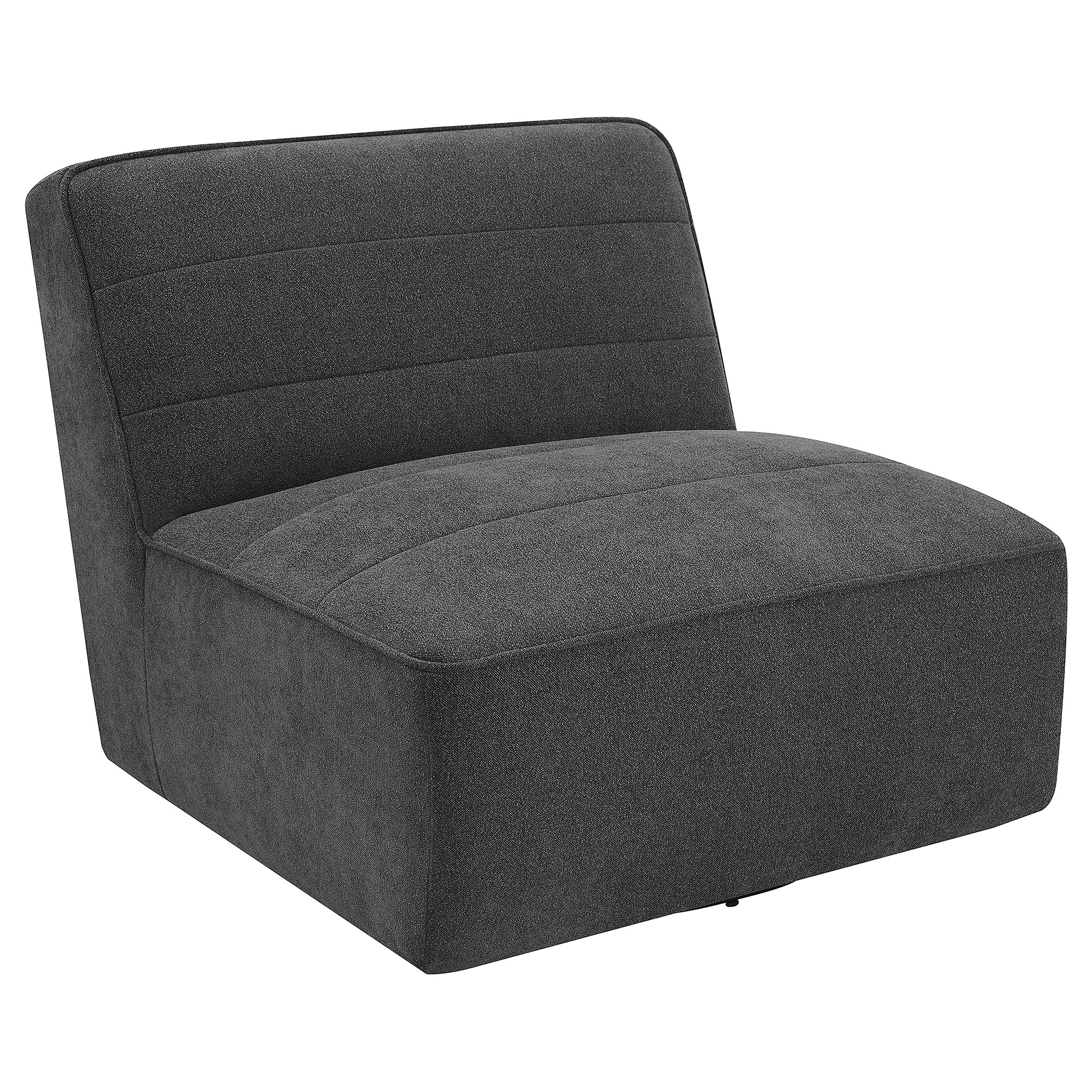 Coaster Furniture Cobie Dark Charcoal Armless Chair