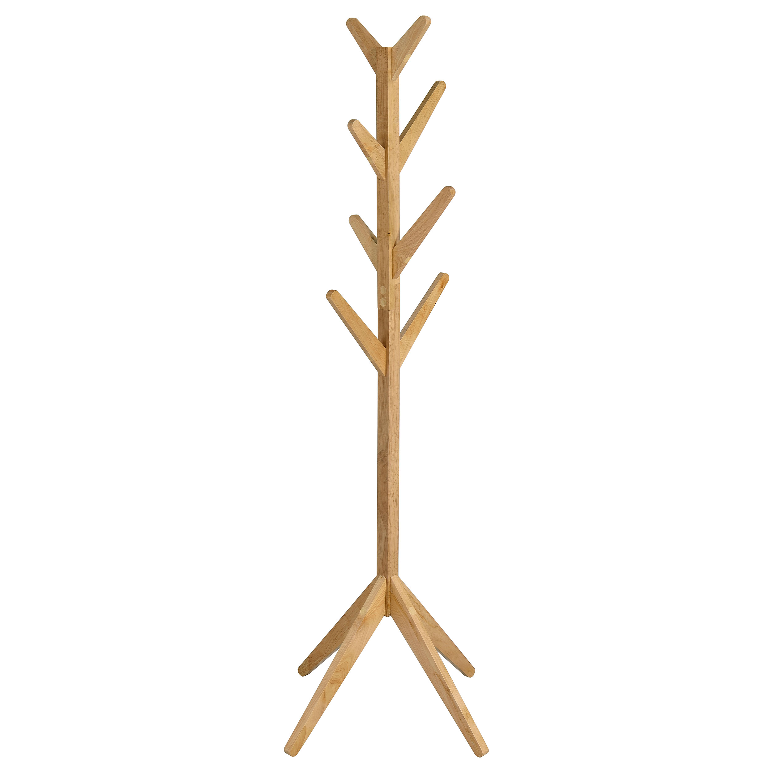 Coaster Furniture Margaret Natural Oak Brown Coat Rack