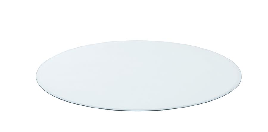 48-inch 6mm Round Clear Tempered Glass Top