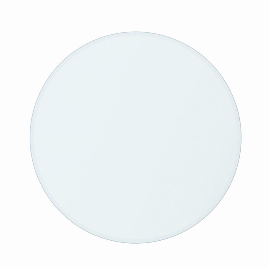 54-inch 10mm Round Clear Tempered Glass Top