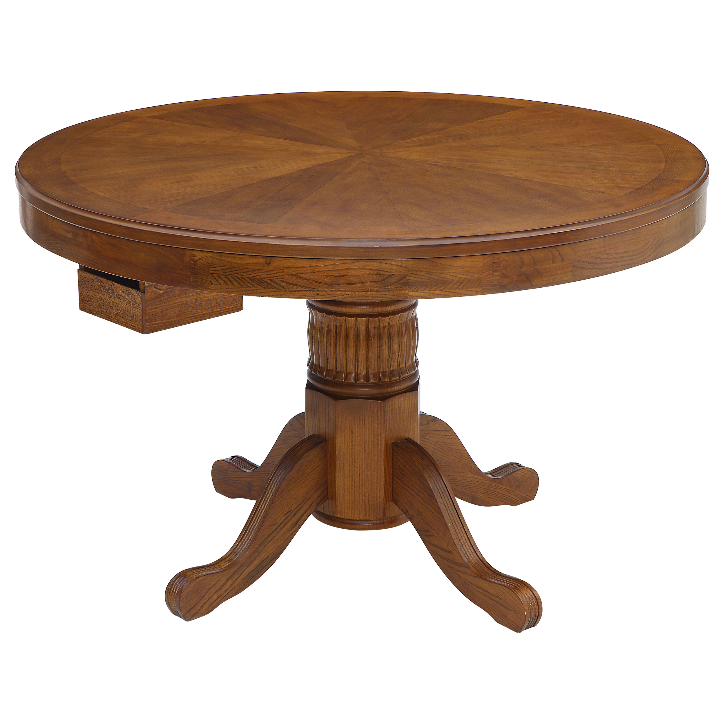 Coaster Furniture Mitchell Amber Dining and Poker Game Table