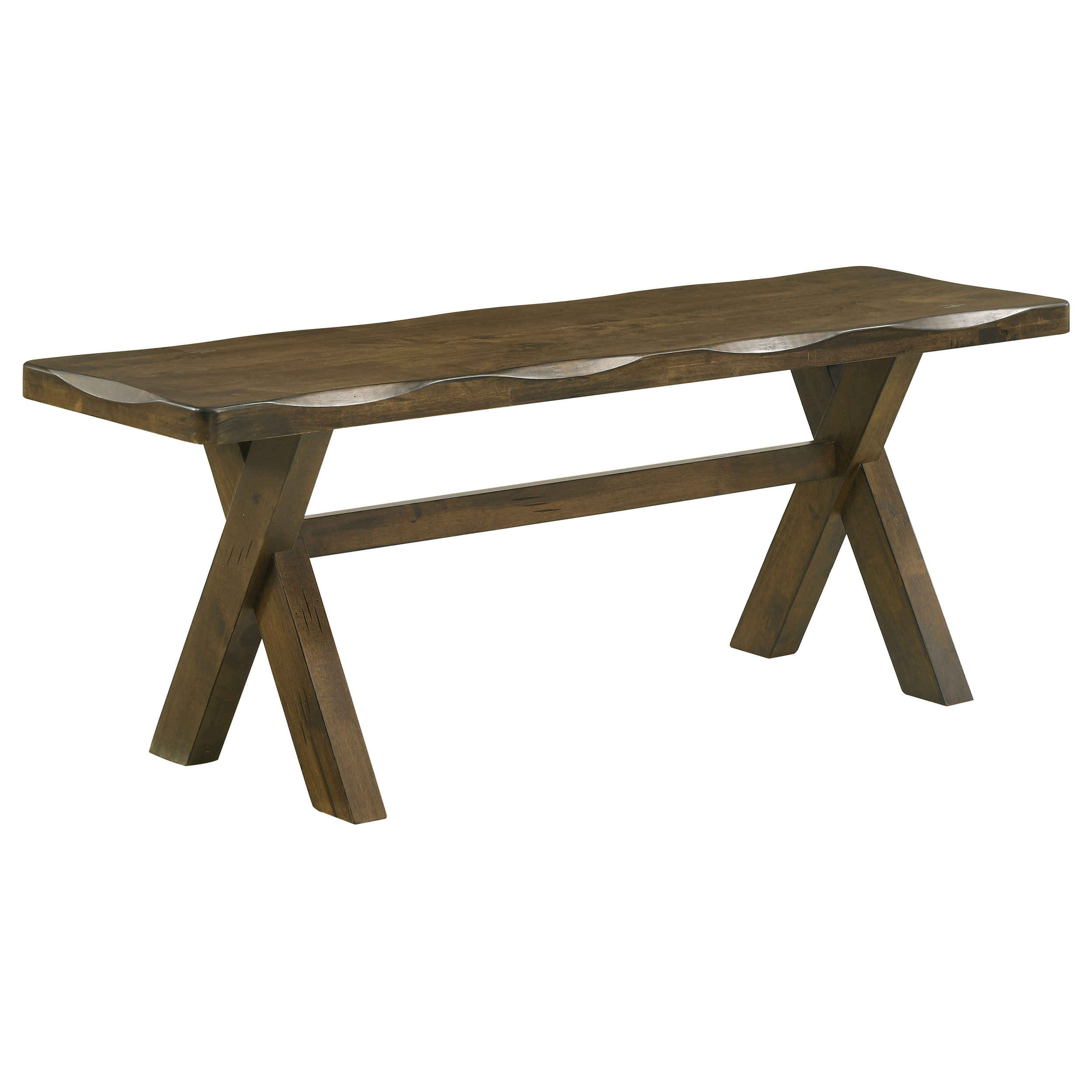 Coaster Furniture Alston Knotty Nutmeg Dining Bench