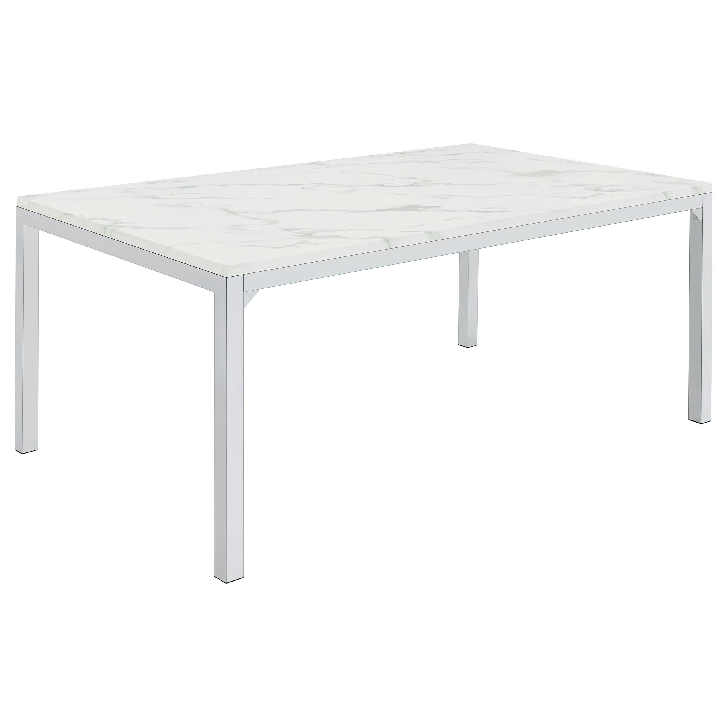 Coaster Furniture Athena White Dining Table
