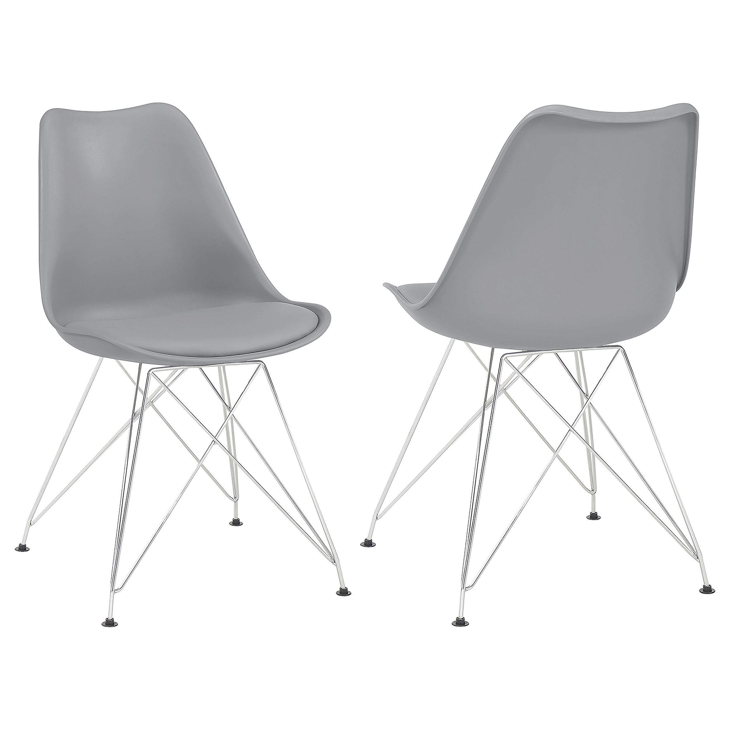 2 Coaster Furniture Juniper Grey Dining Chairs