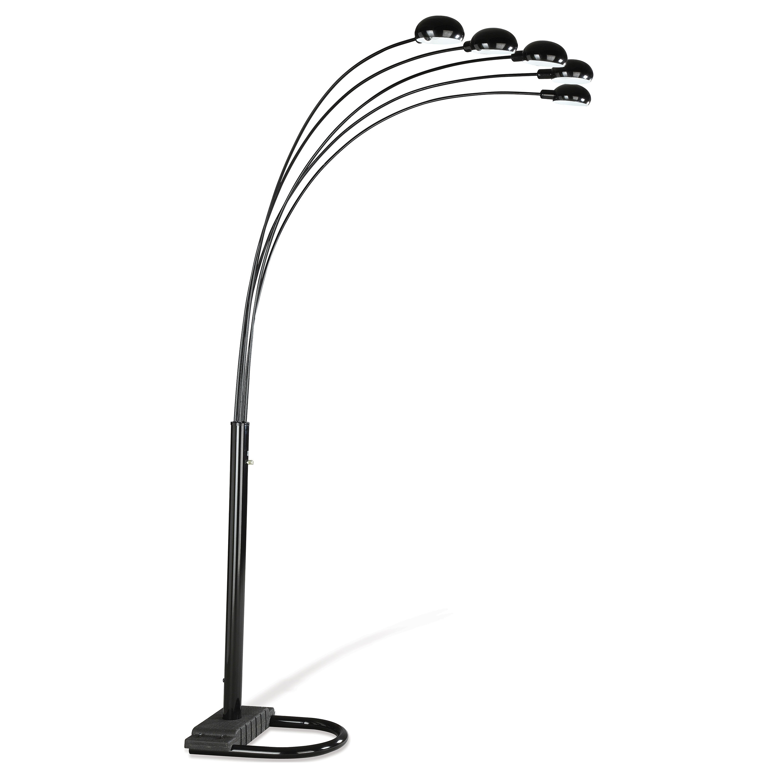 Coaster Furniture Kayd Black 5 Light Floor Lamp