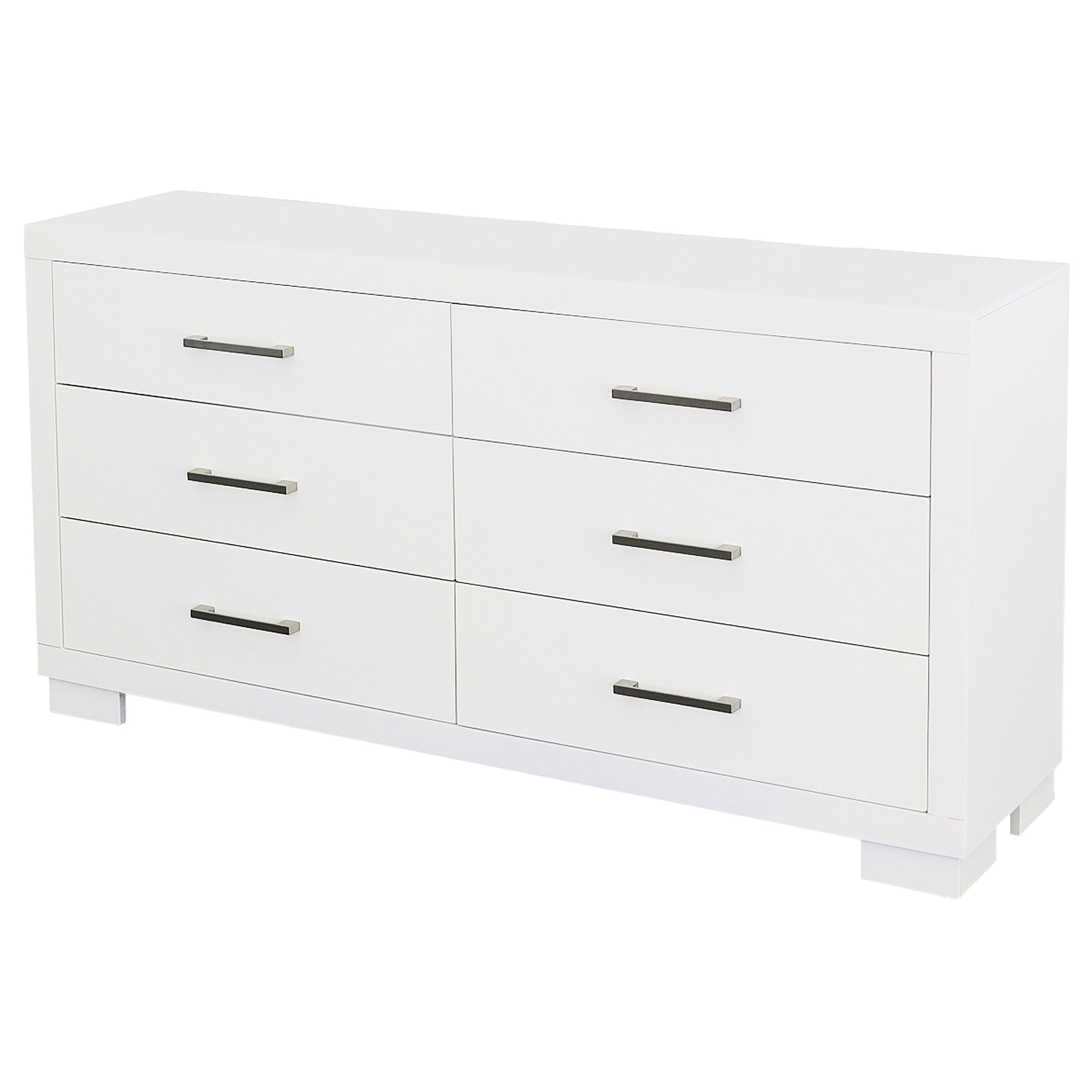 Jessica 6-drawer Dresser Cream White