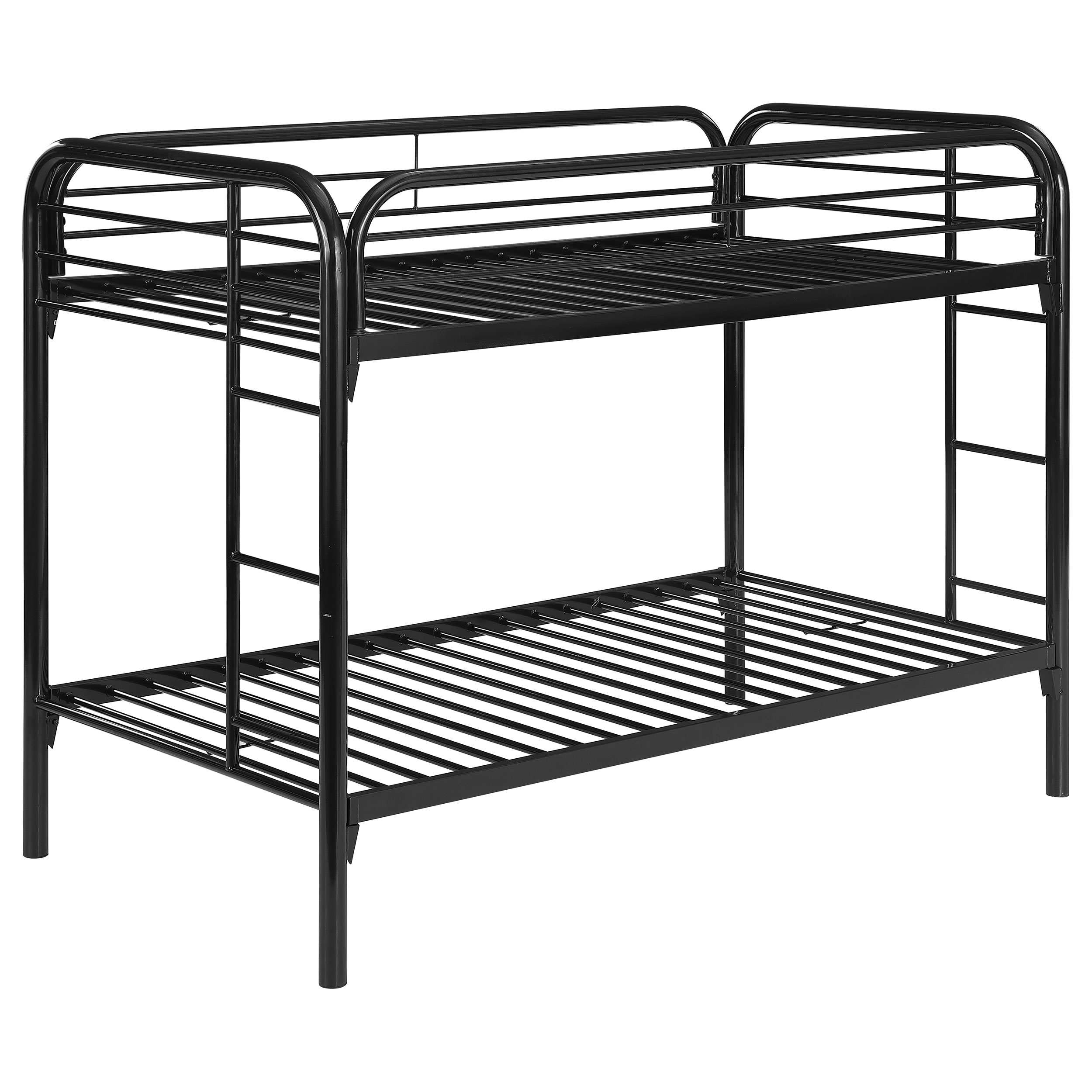 Coaster Furniture Morgan Black Metal Twin Over Twin Bunk Bed