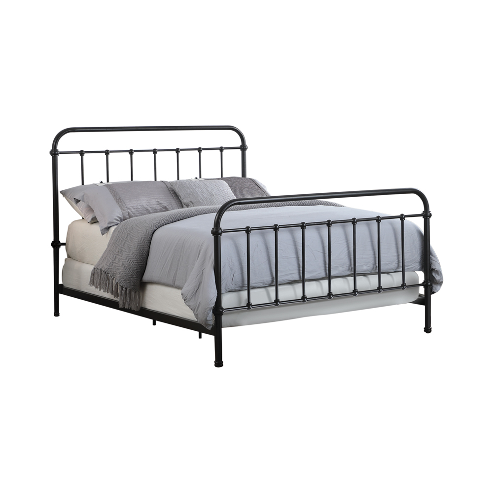 Coaster Furniture Livingston Dark Bronze Metal Cal King Bed