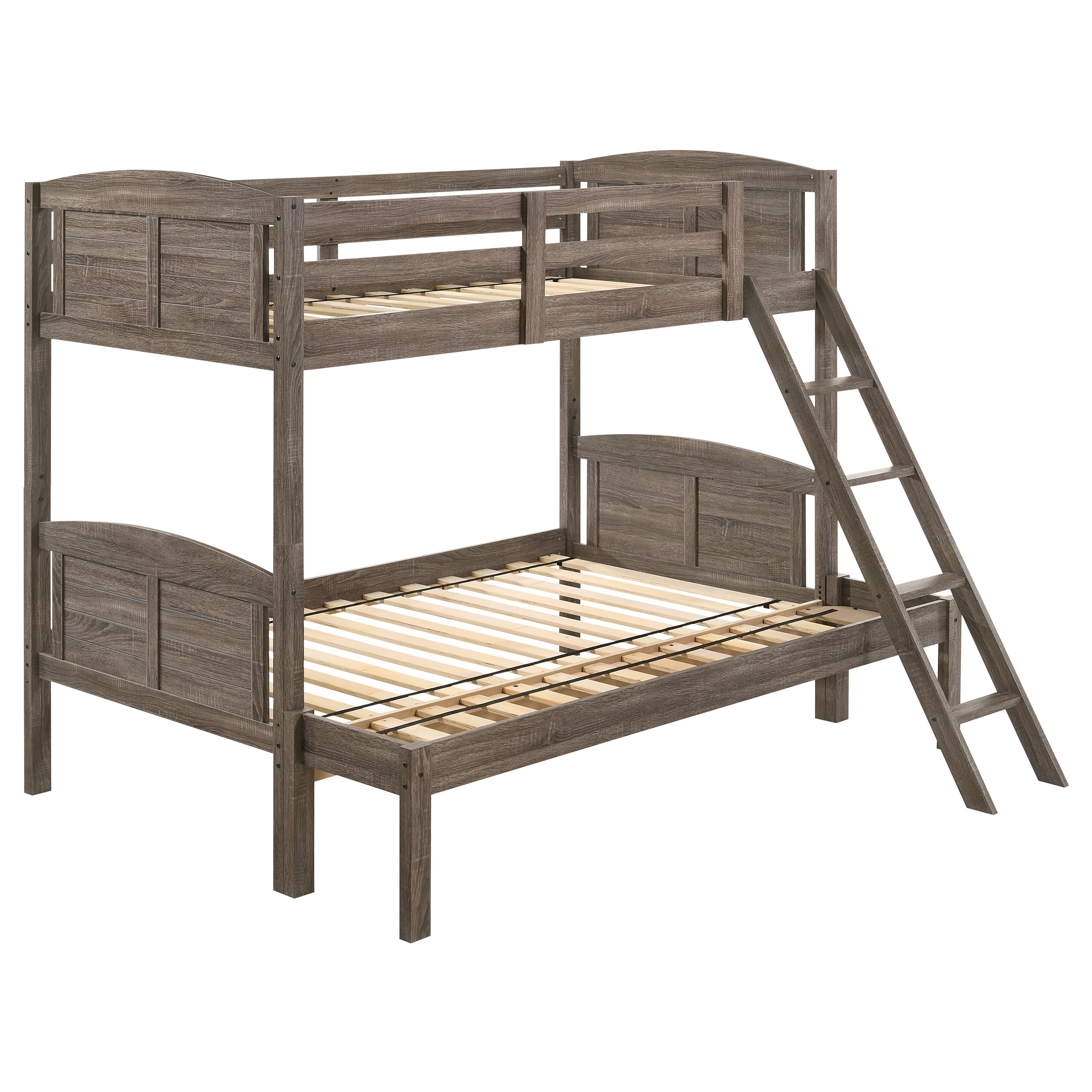 Coaster Furniture Flynn Weathered Brown Twin Over Full Bunk Bed