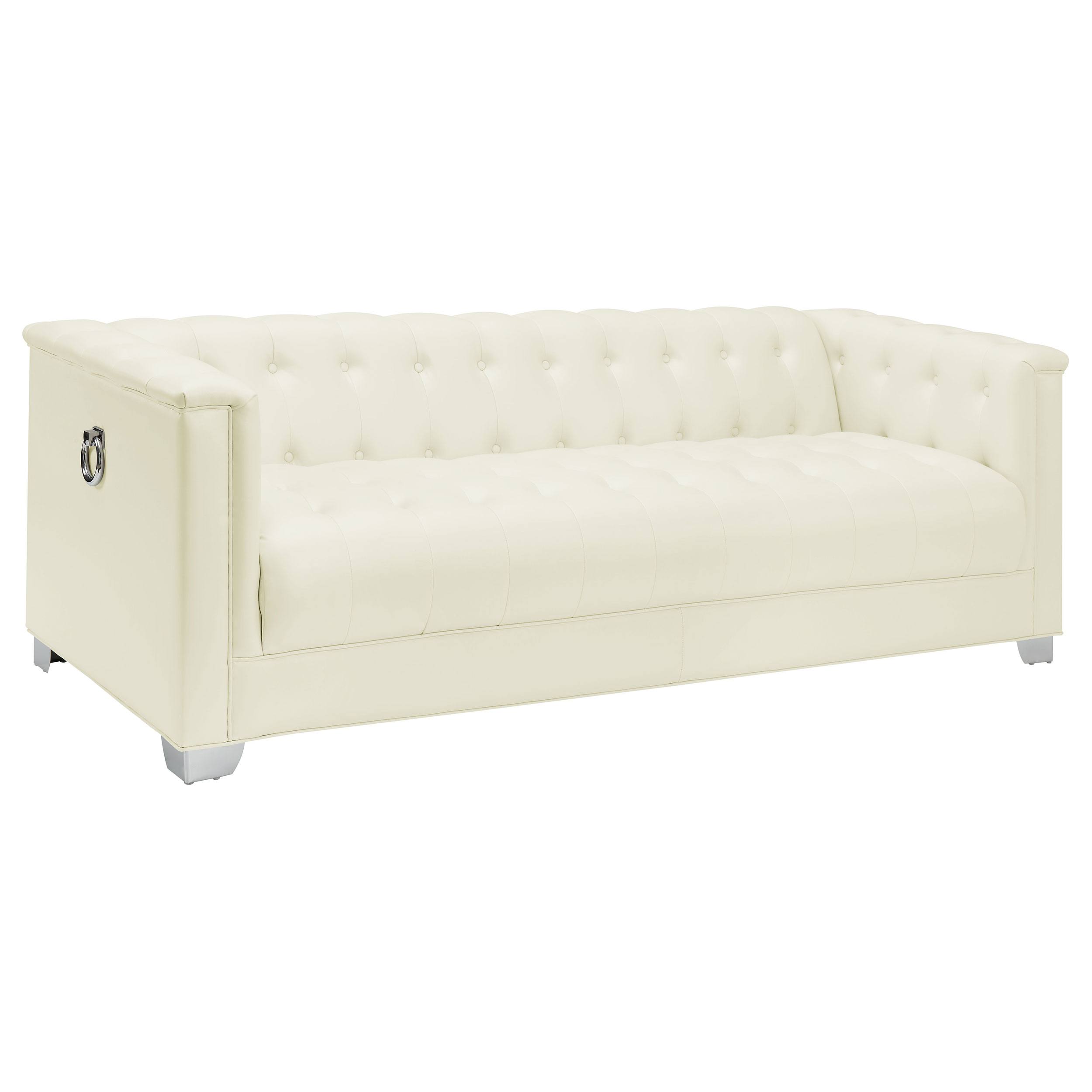 Coaster Furniture Chaviano Pearl White Sofa