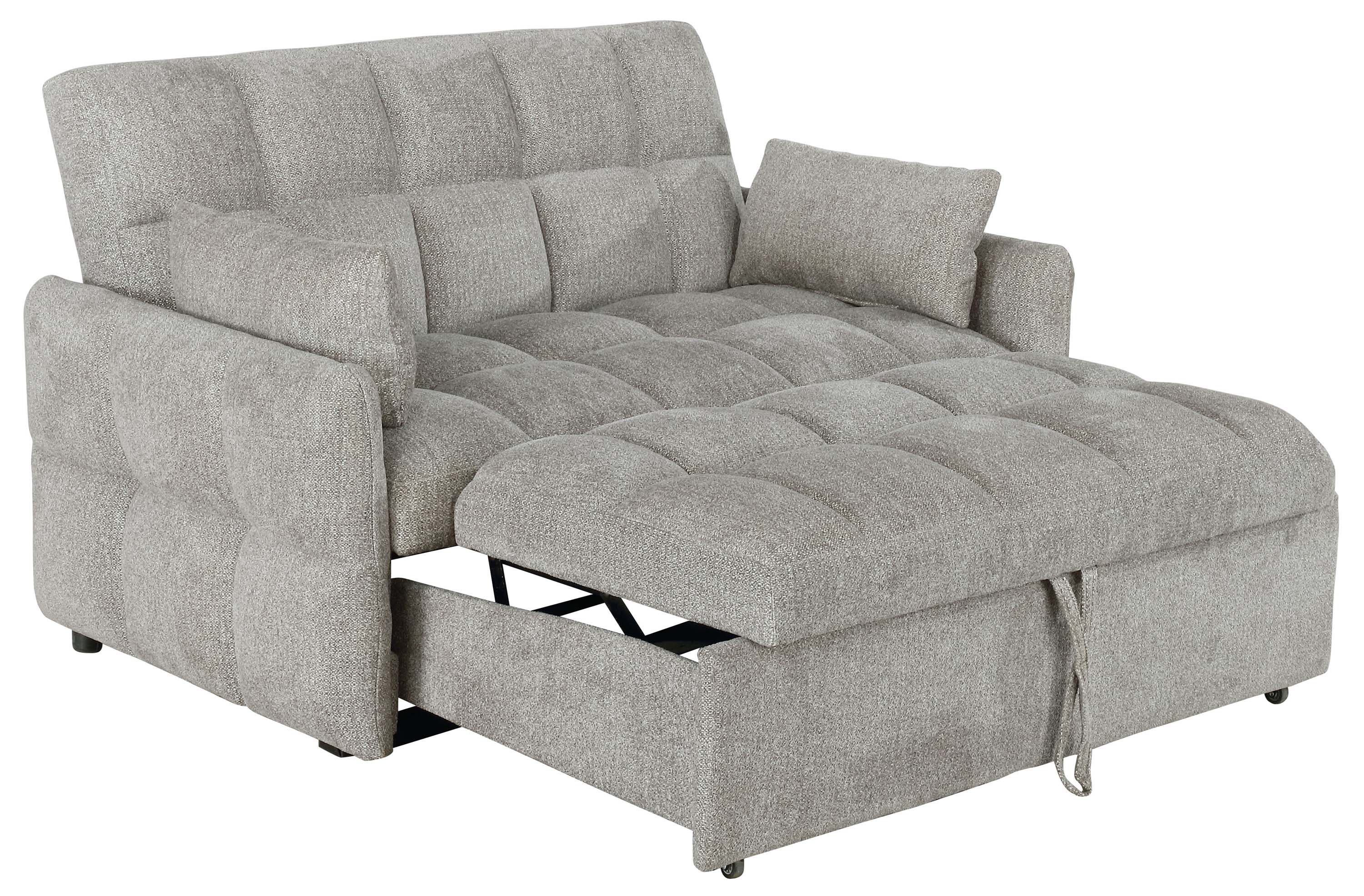 Coaster Furniture Cotswold Light Grey Sleeper Sofa Bed