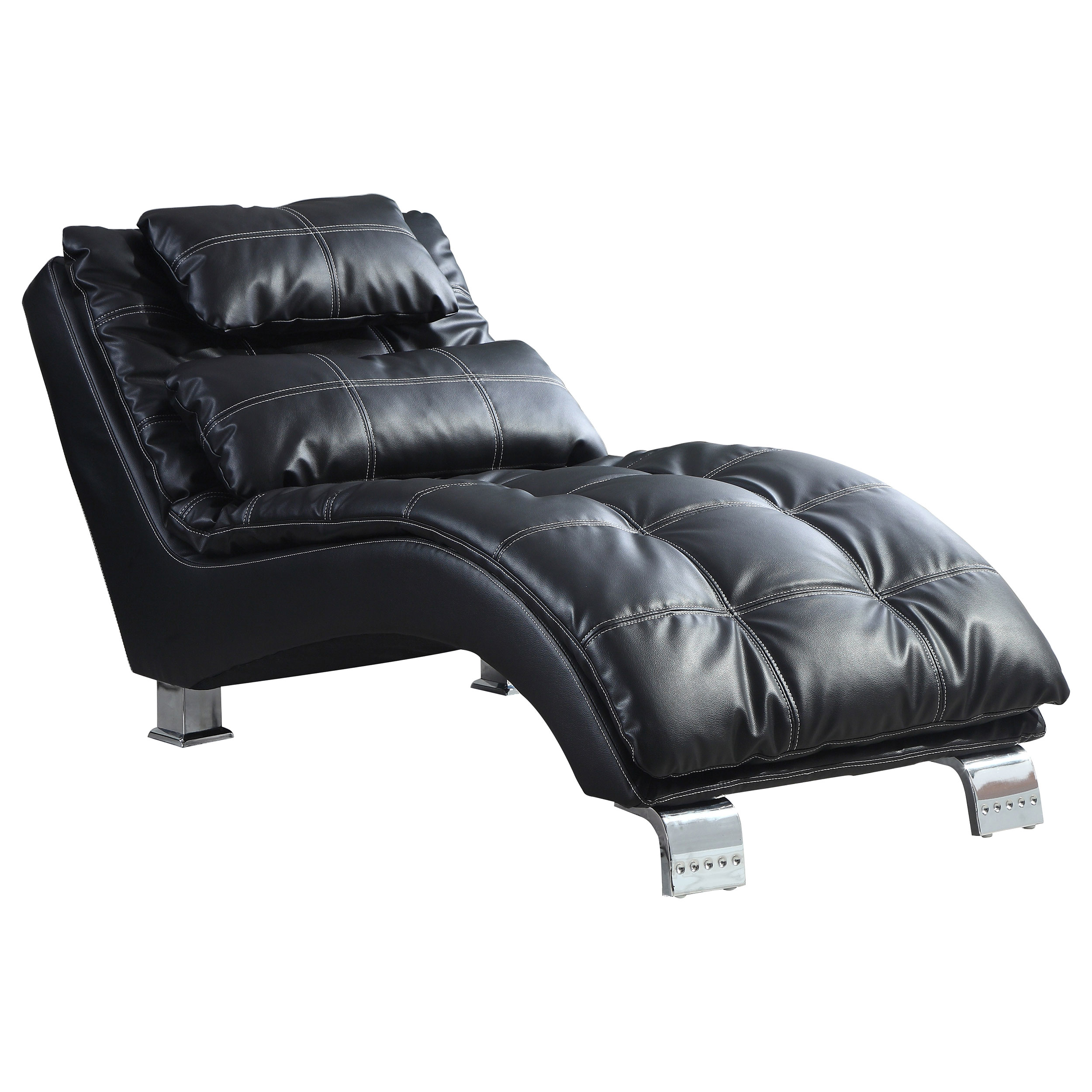 Coaster Furniture Dilleston Black Chaise